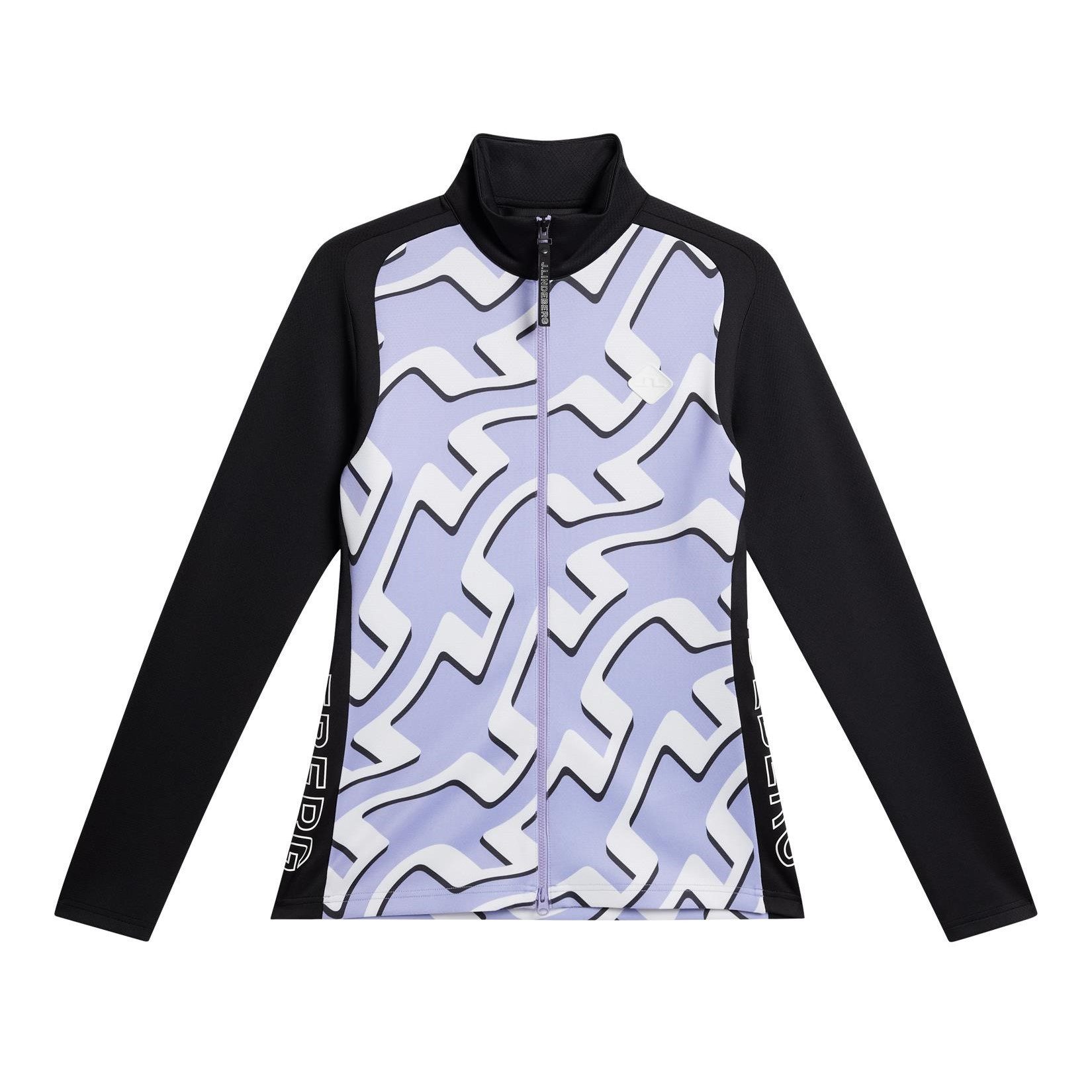 J.LINDEBERG Longsweatshirt J.Lindeberg Golf Layer Solar Full Zip Lavendel Damen
