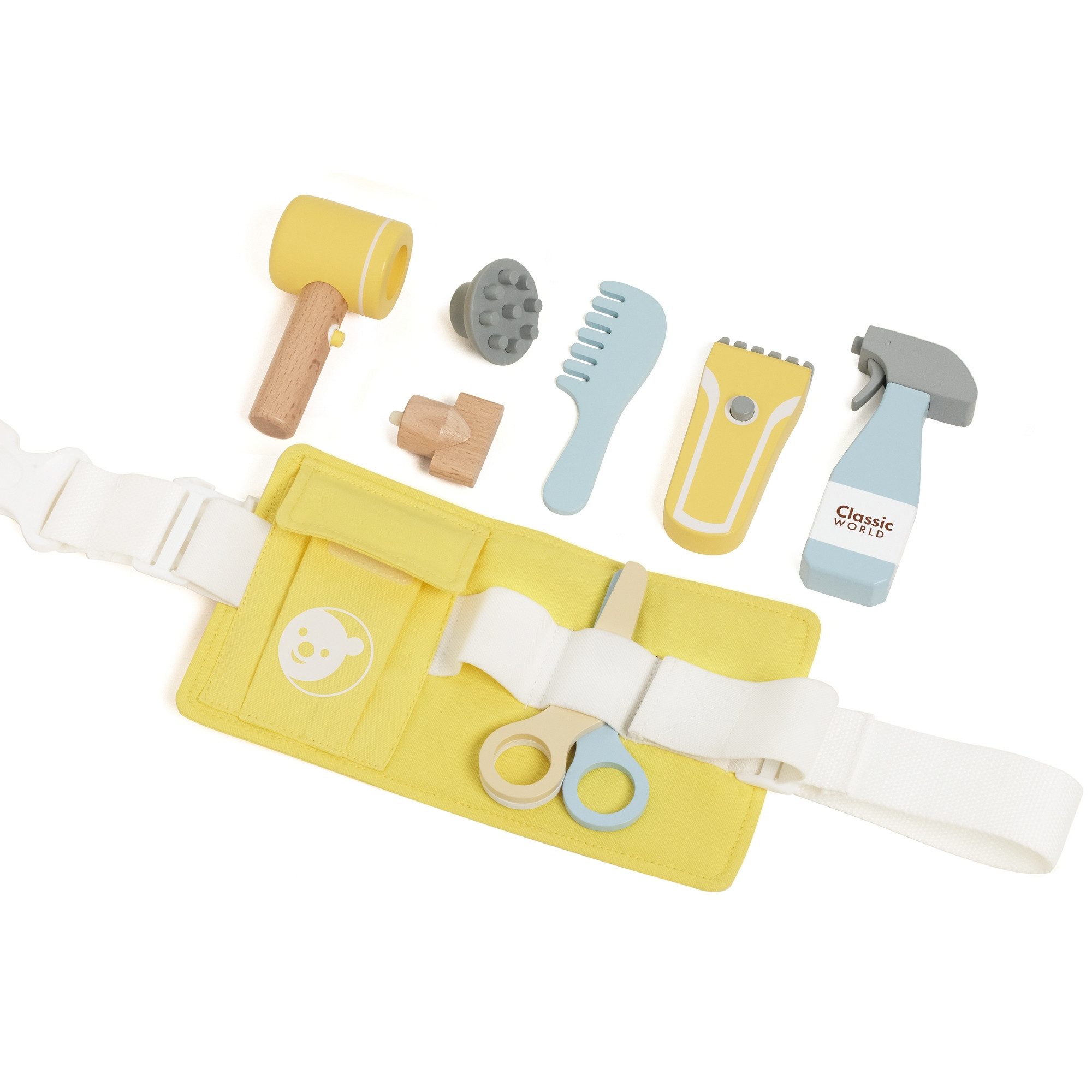 Classic World Spielzeug-Frisierkoffer Classic World - Friseur-Set - 40x30x4,5cm - ab 3 Jahre, (8-tlg)
