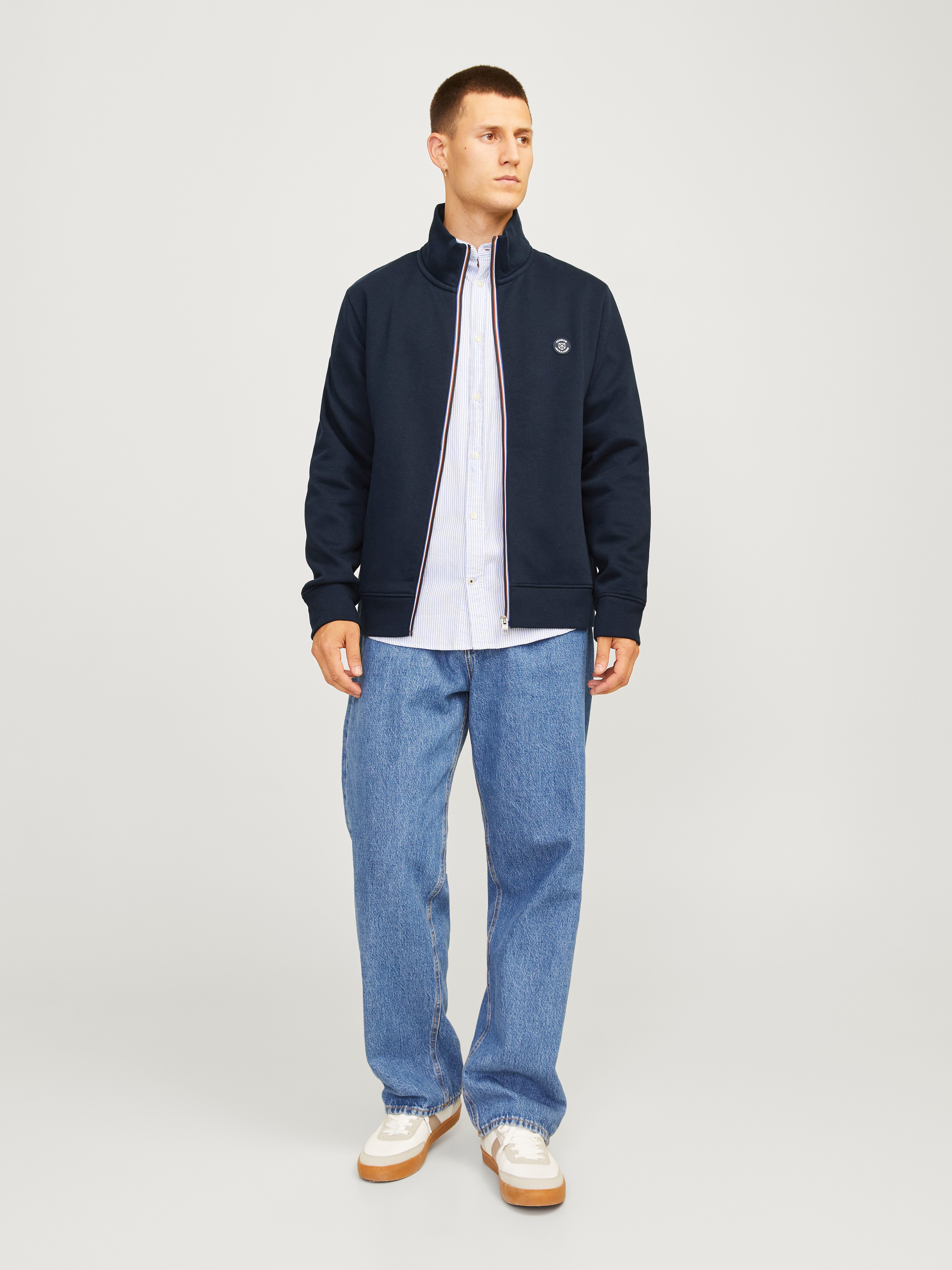 Jack & Jones Sweatjacke JPRBLURONALDO SWEAT ZIP CARDIGAN SMU LN Baumwollmischung, regular fit – Bild 3 von 5