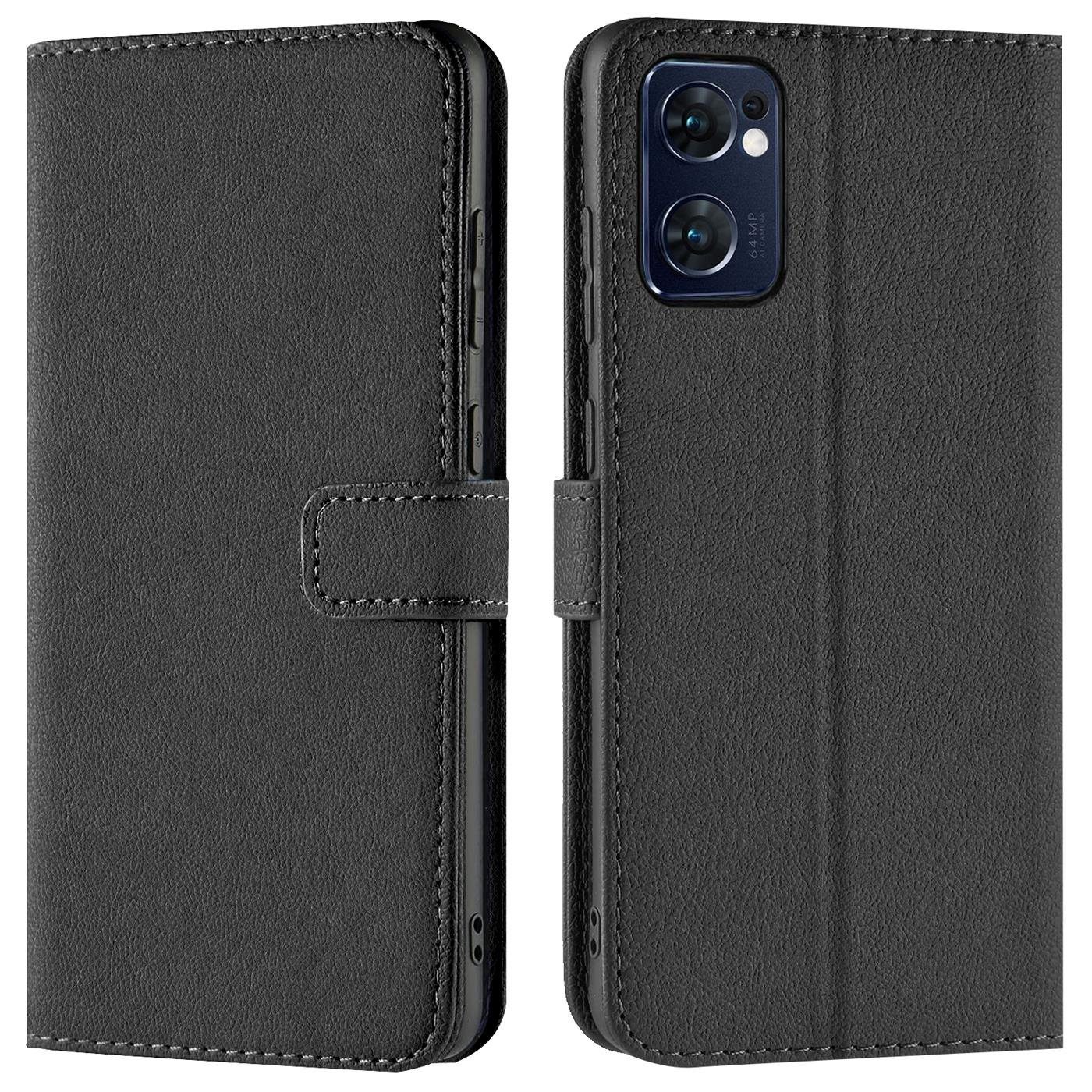 CoolGadget Handyhülle Book Case Handy Tasche für OPPO Find X5 Lite 6,43 Zoll, Hülle Klapphülle Flip Cover für Find X5 Lite Schutzhülle stoßfest