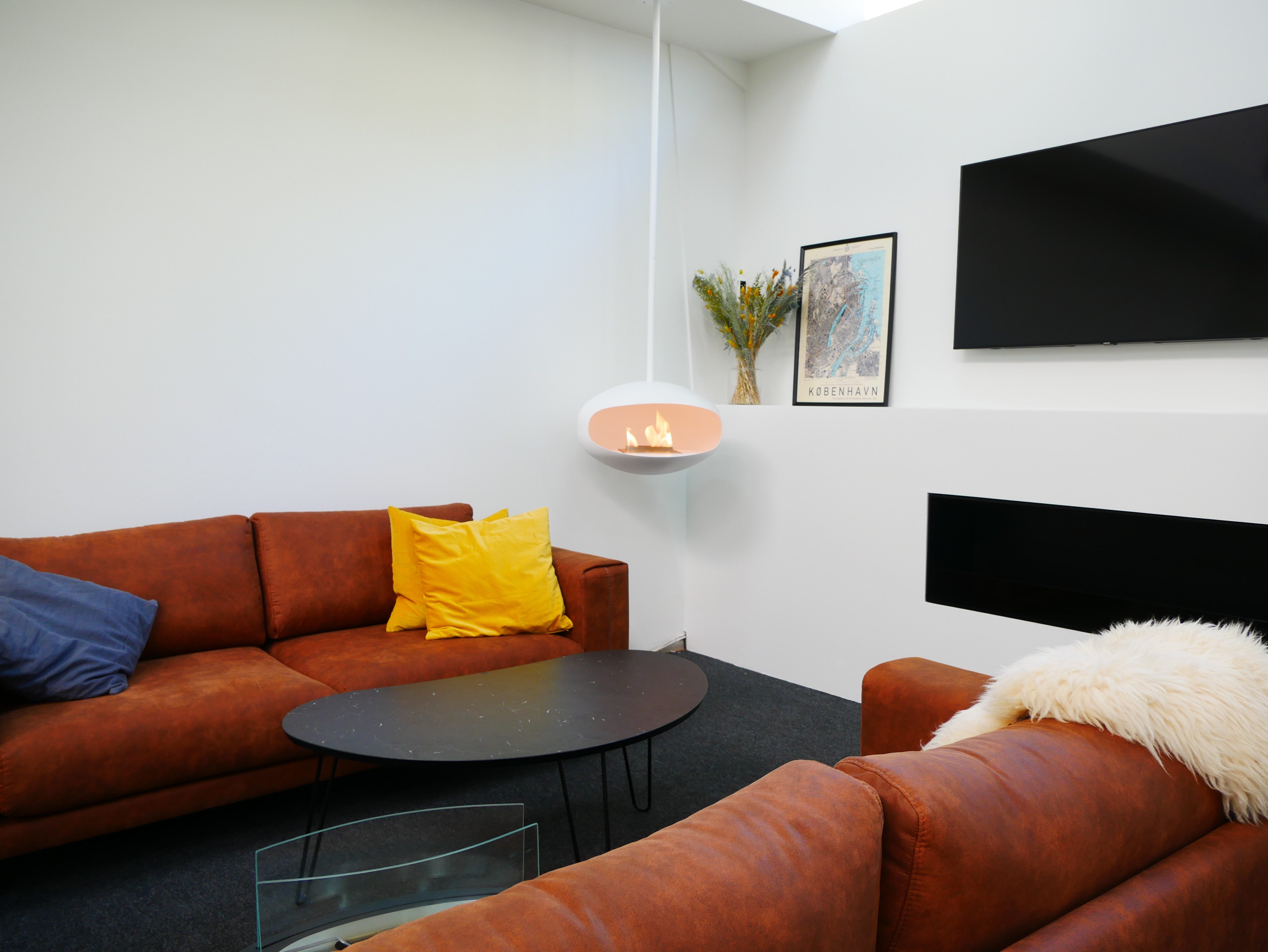 Starhome Dekokamin Cocoon Aeris Luxury hängender Bioethanol Kamin