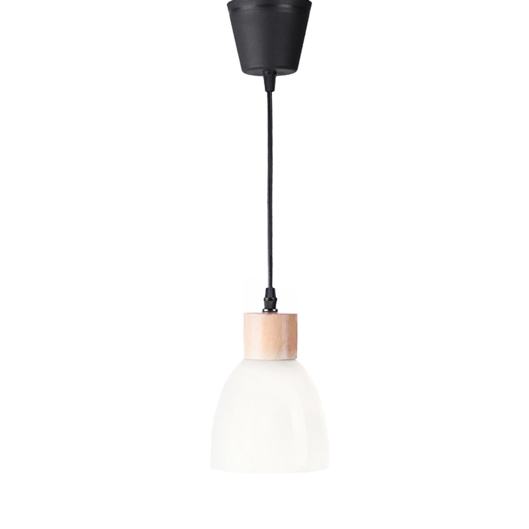 Leuchtmittel, Keramik-Lampenschirm, KARI Pendelleuchte ohne E14 Hängeleuchte, Konsimo