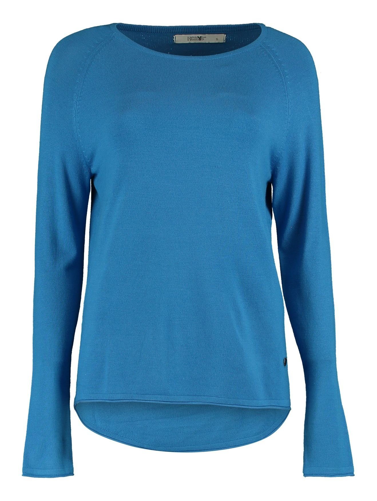 HaILY’S Longpullover Dünner Pullover Rundhals Langarm Basic Shirt Ma44rin 5069 in Blau
