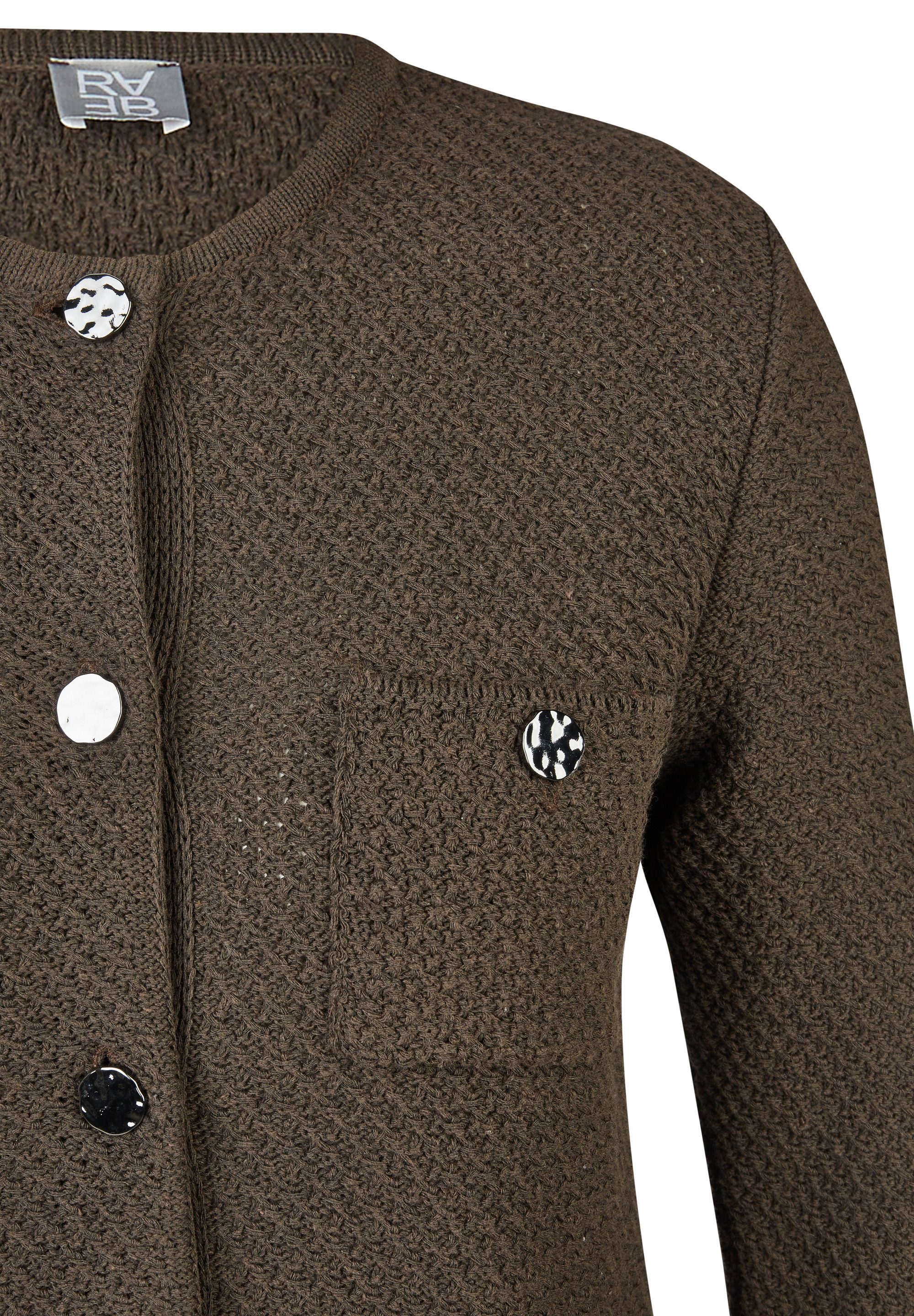 Rabe Cardigan mit dekorativen Knöpfen