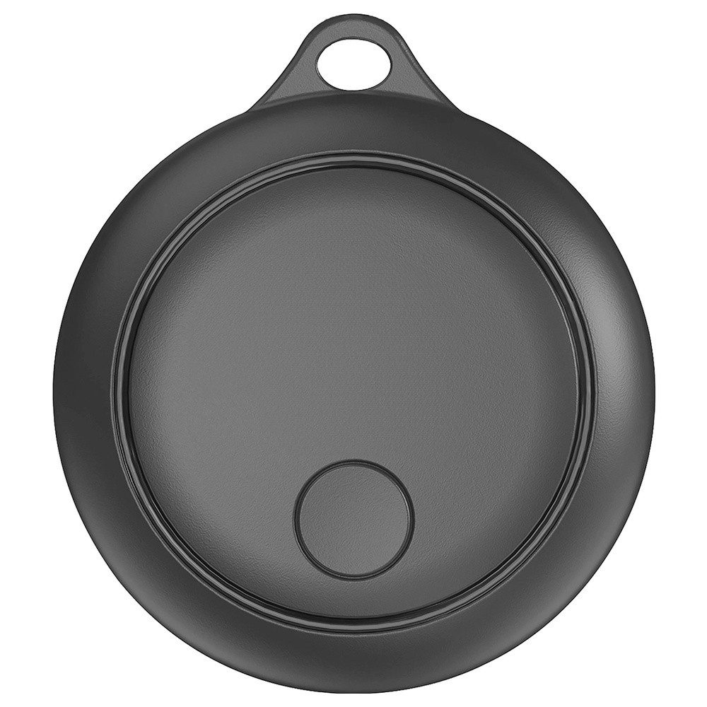 Albrecht Schlüsselanhänger Albrecht Smart Tracker ST-100 Bluetooth-Tracker Alcantara-Schwarz