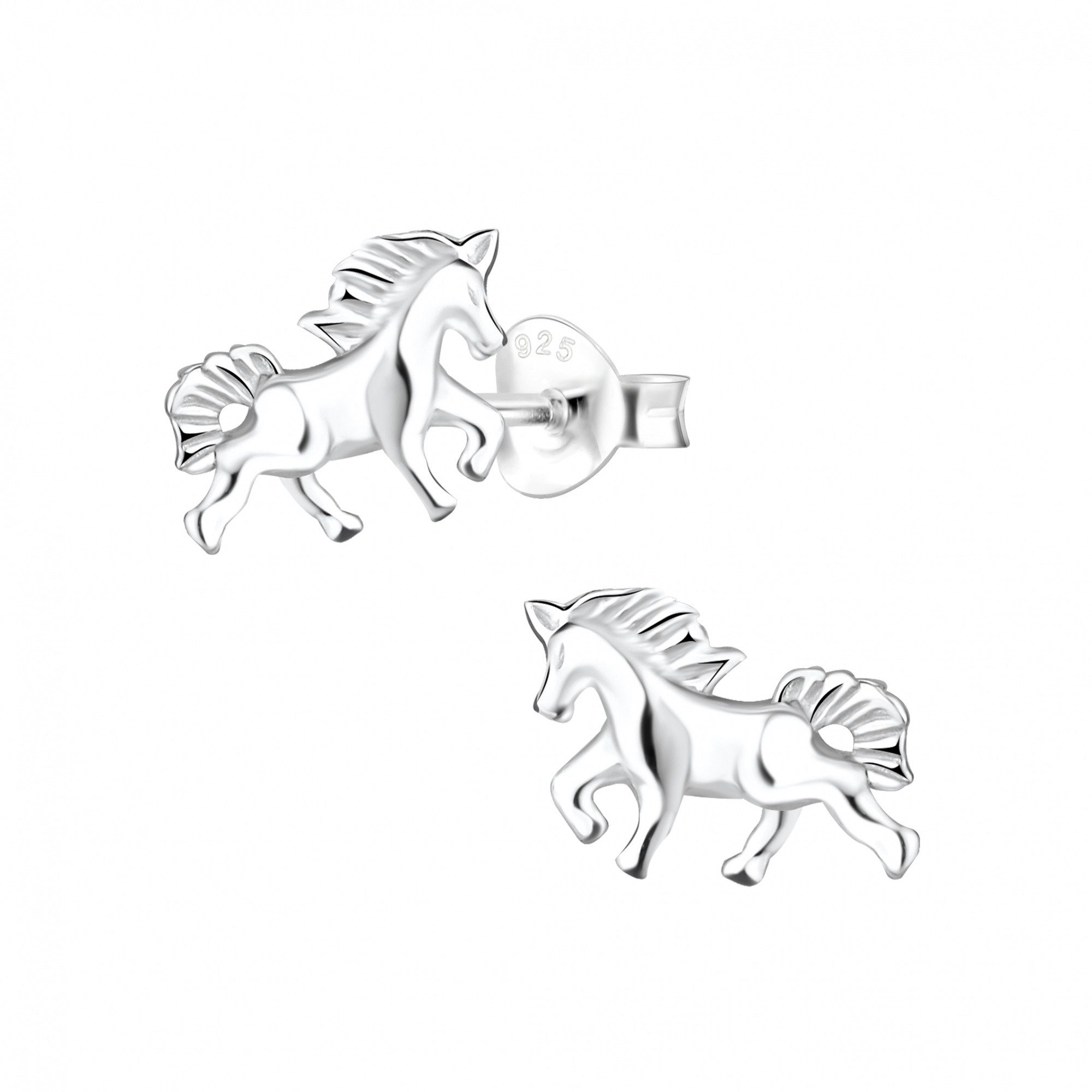 ALEXANDER YORK Paar Ohrstecker PFERD, 2-tlg., 925 Sterling Silber