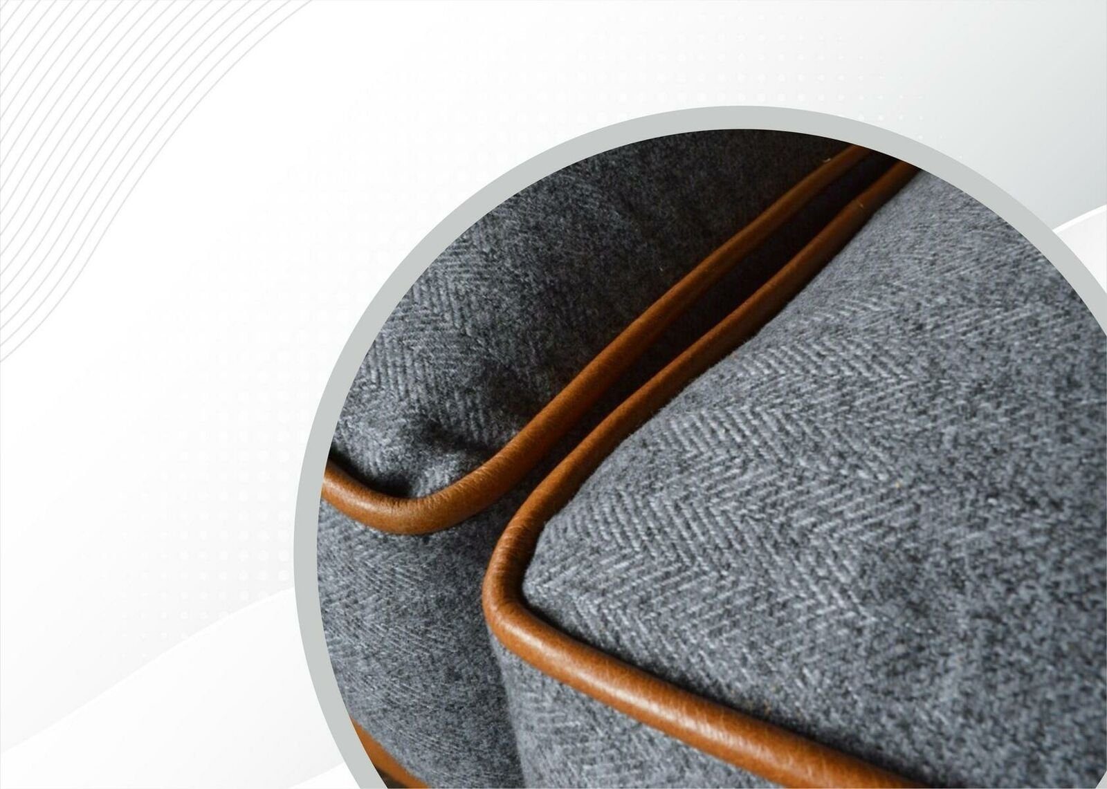 Sofa Chesterfield Braun Möbel Chesterfield-Sofa, Couchen JVmoebel Neu Design 3 Modern Ledersofa Sitzer Leder