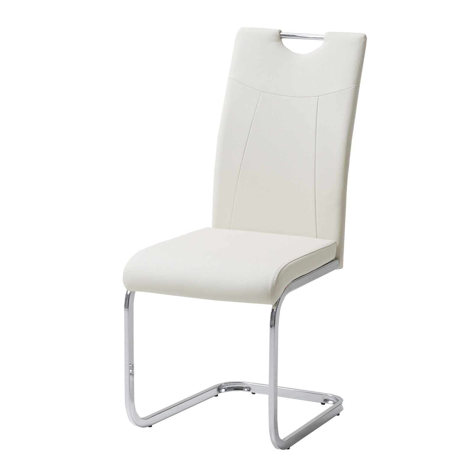 HTI-Living Esszimmerstuhl Esszimmerstuhl Beige Kunstleder Kelly C (Set, 1 S günstig online kaufen