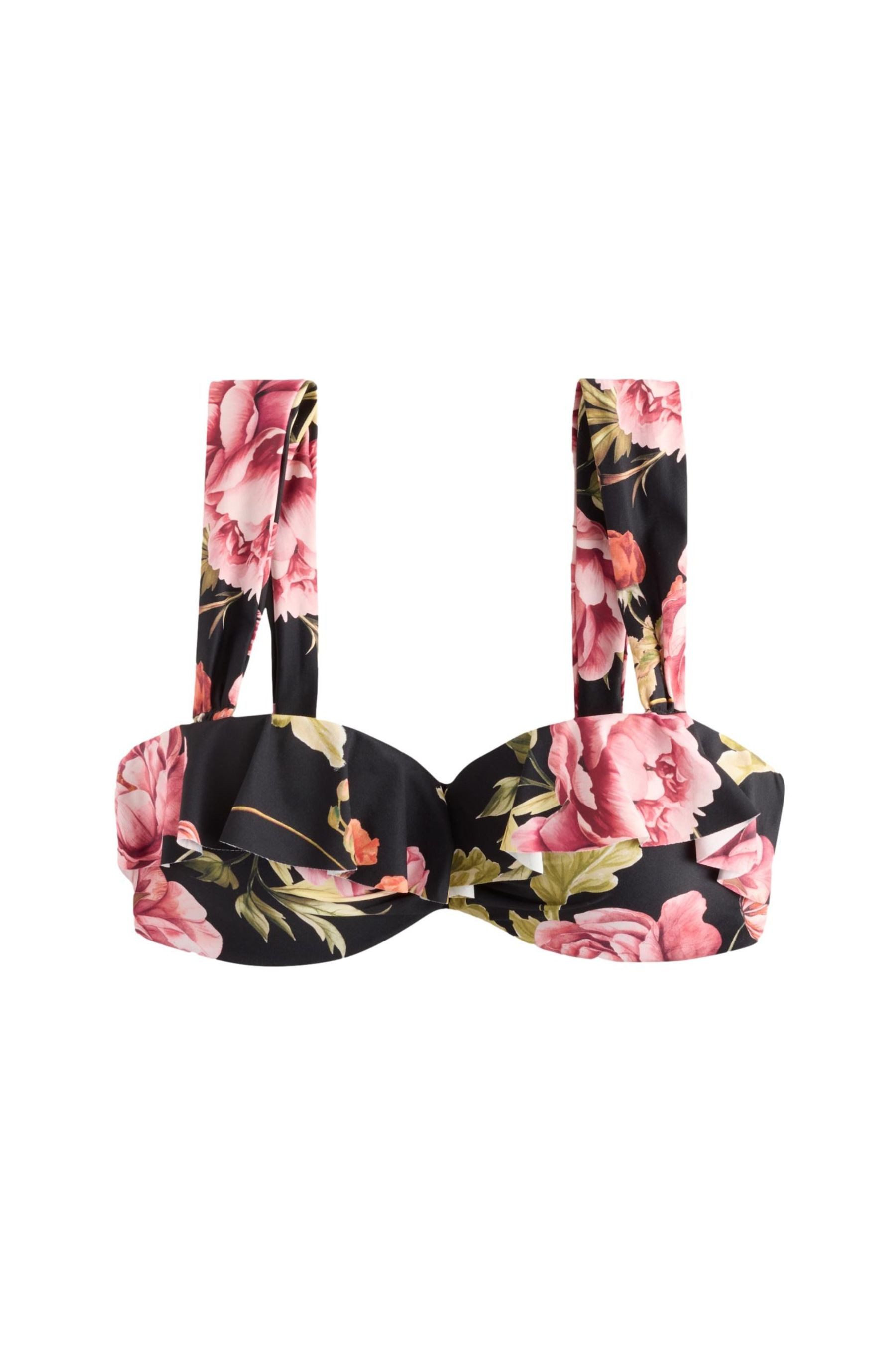 Next Bügel-Bandeau-Bikini-Top Gerüschtes Bandeau-Bikinioberteil mit Bügel günstig online kaufen