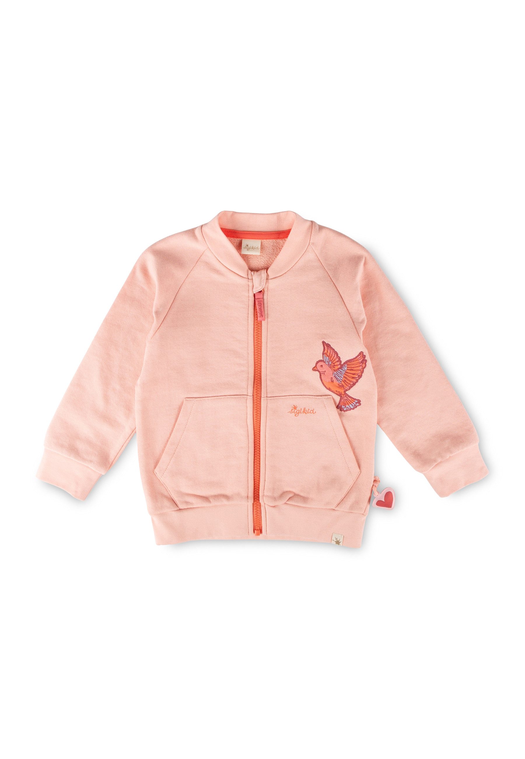 Sigikid Sweatjacke Pink Birds für Kinder Mädchen (1-tlg)