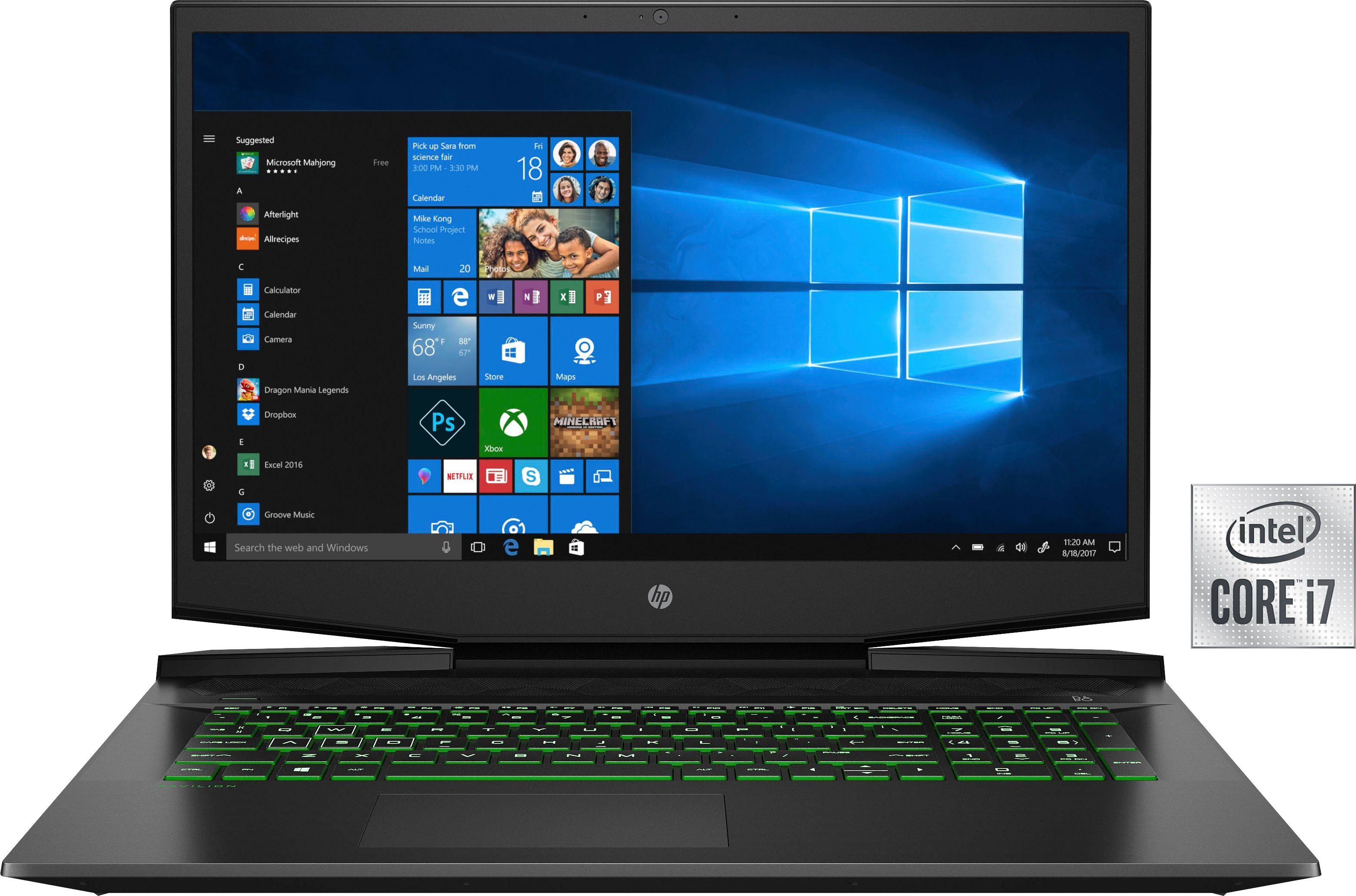 HP Pavilion Gaming 17-cd1270ng Notebook (43,9 cm/17,3 Zoll, Intel Core ...