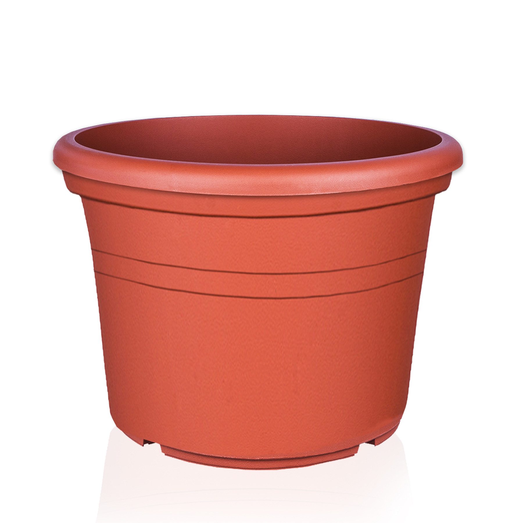 BigDean Blumentopf Pflanzkübel aus Kunststoff rund (Set, 9 St., Blumentöpfe), Blumentöpfe, Wetterfest, Hochwertig, Blumenkübel, Pflanztöpfe – Bild 4 von 5