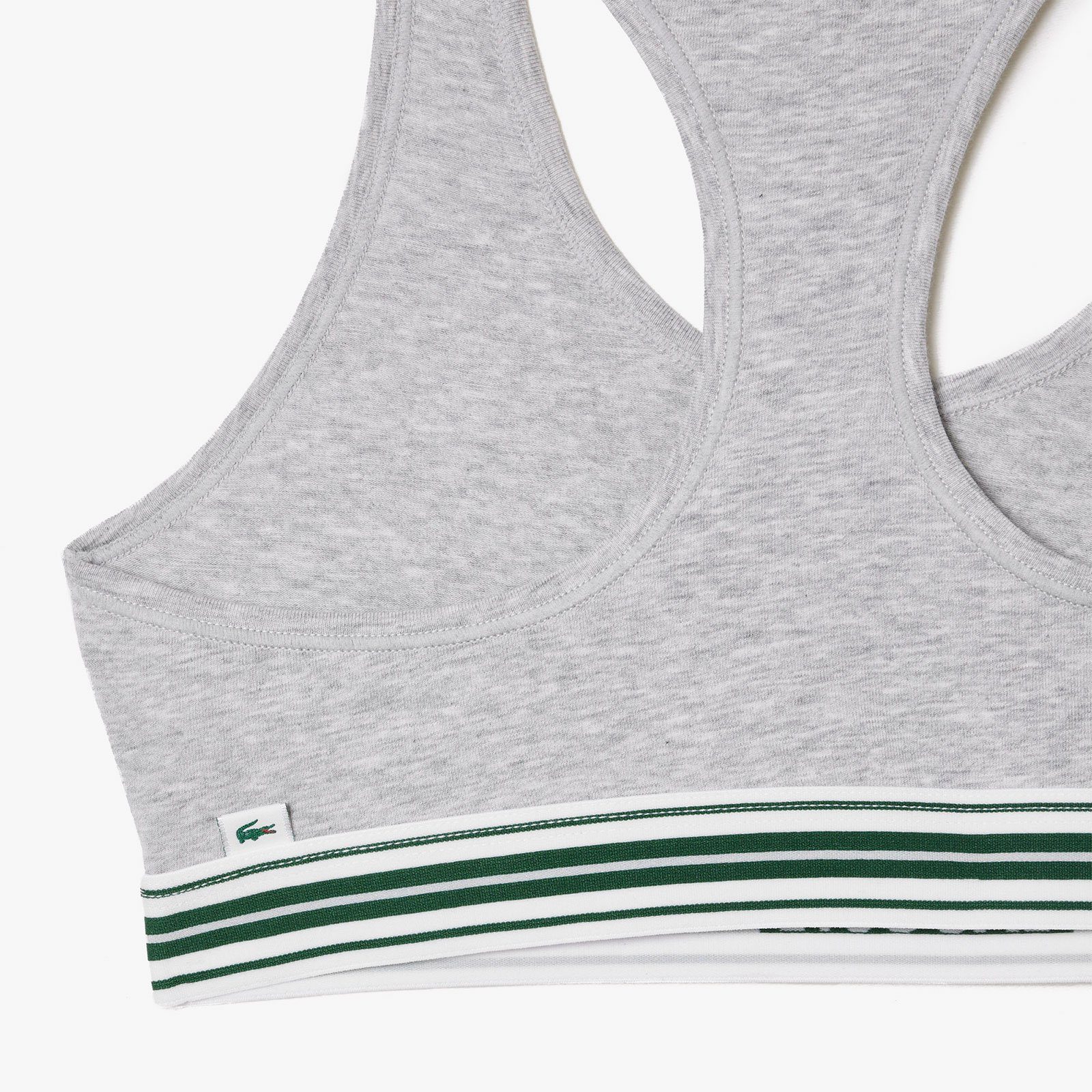 Lacoste Bralette Heritage Bralette mit Ringerrücken (1-tlg) mit Logo und Streifen auf dem Band