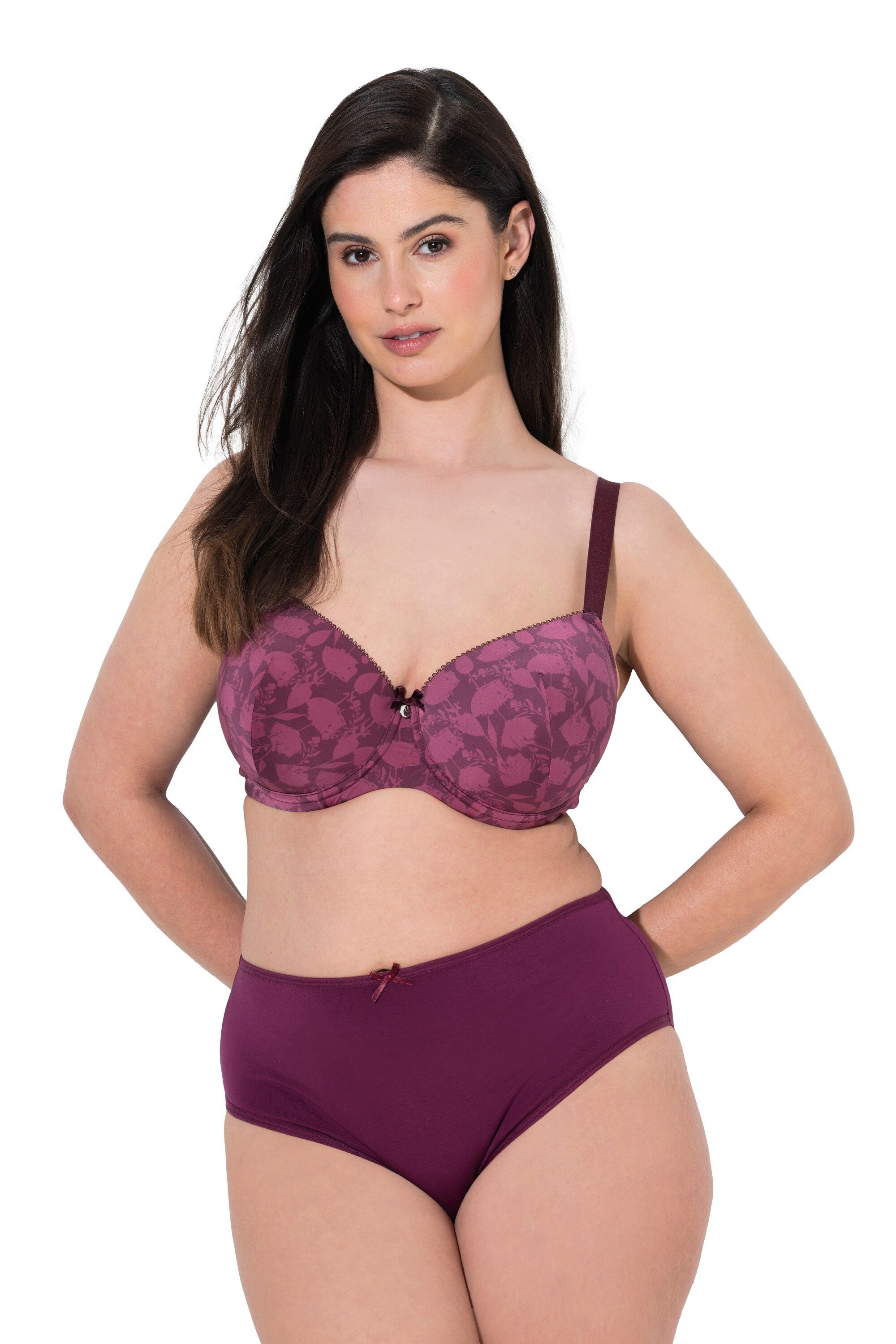 Ulla Popken Midislip Midislips 5er-Pack verschiedene Farben