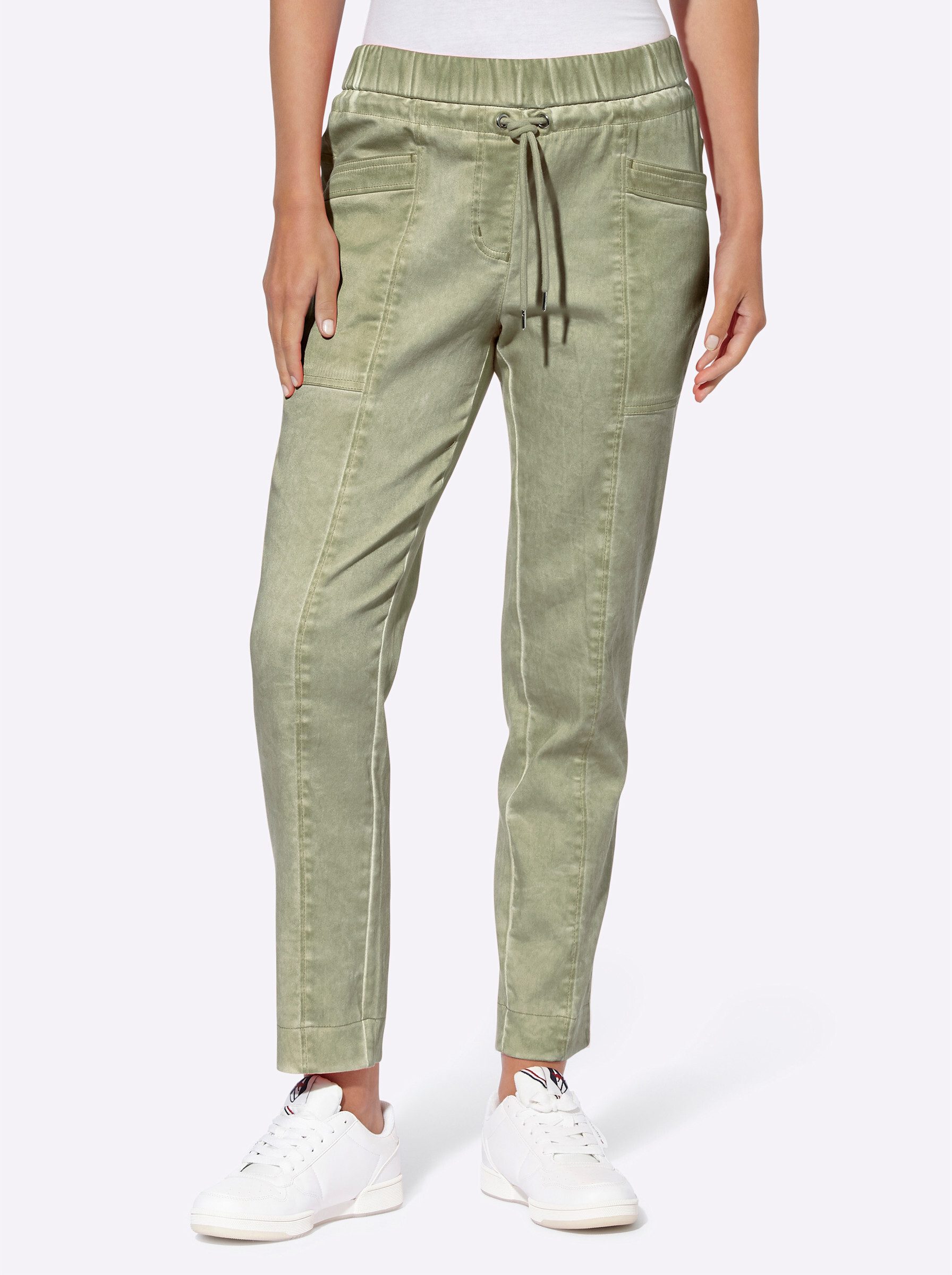 heine Jerseyhose Schlupfhose Innenbeinlänge ca. 71 cm