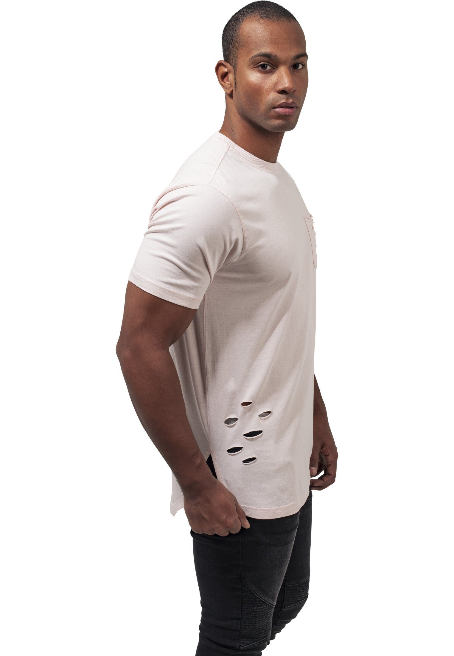 URBAN CLASSICS T-Shirt T-Shirt Ripped (1-tlg) Tee Pocket