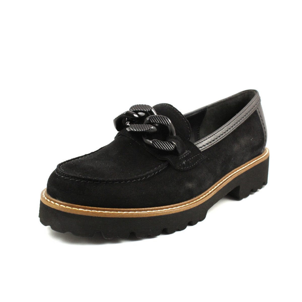 Sportliche Slipper für Damen in schwarz Slipper