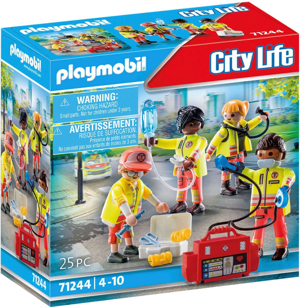 Playmobil® Konstruktions-Spielset Rettungsteam (71244), City Life, Made in Europe