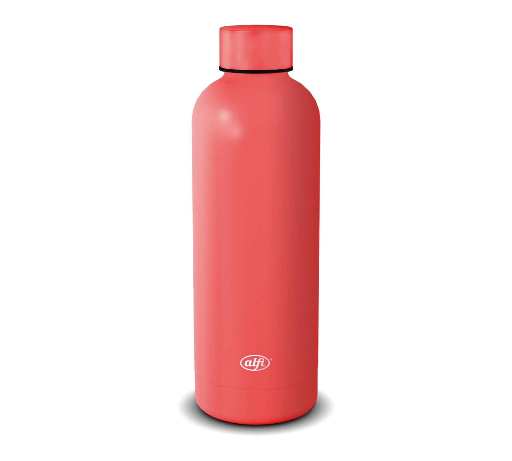 Alfi Isolierflasche BASICS BOTTLE, aus doppelwandigem Edelstahl, 0,50l, 12h kalt oder 6h heiß, absolut dicht