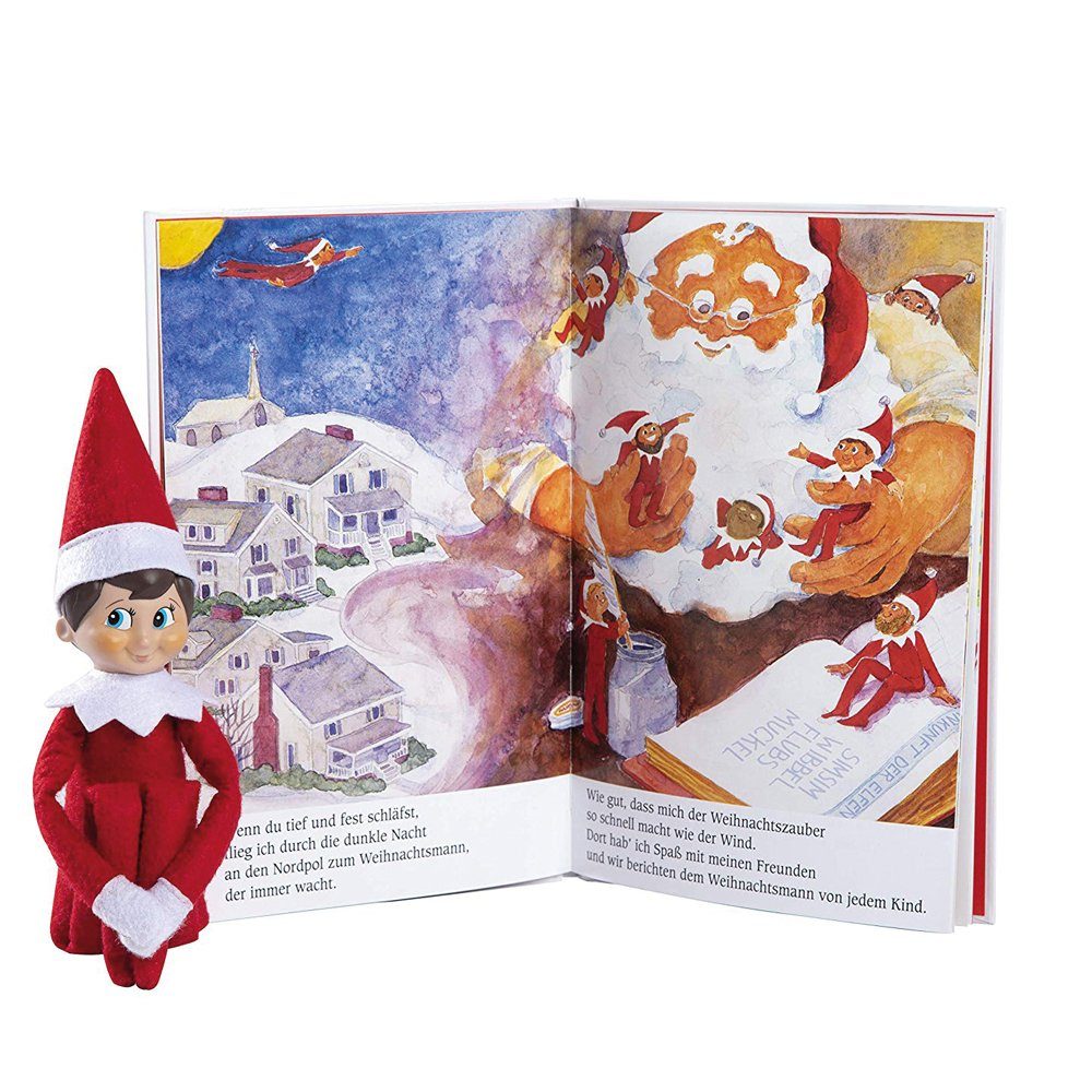 Weihnachtsfigur KINZEL the Shelf® The on Shelf Junge the Elf HCM Set Box Elf on