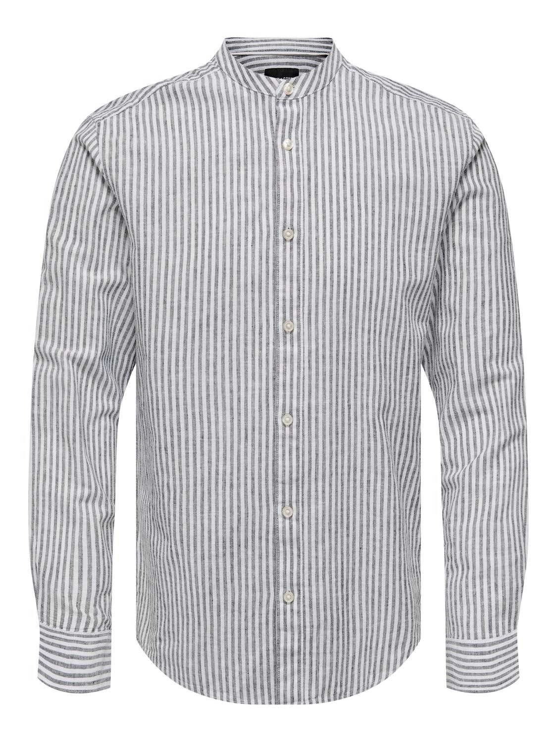 ONLY & SONS Langarmhemd Leichtes Leinen günstig online kaufen