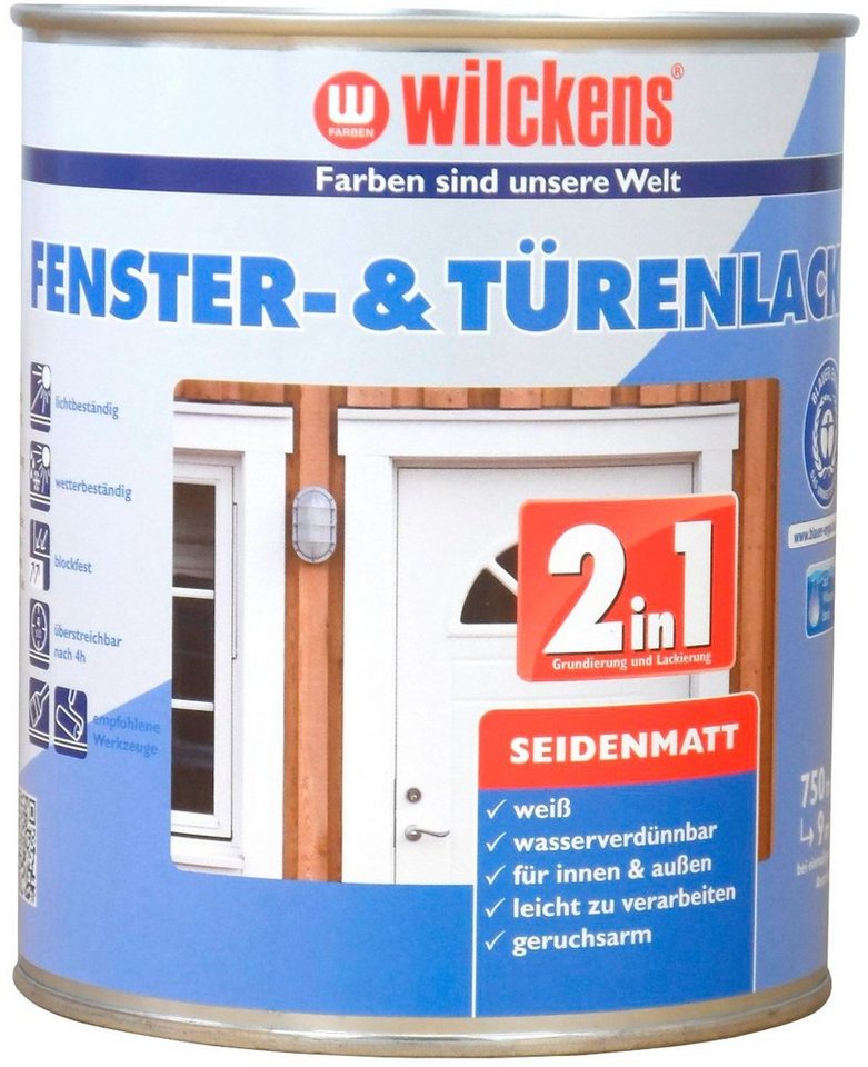 WILCKENS FARBEN LackLasur »2in1 Fenster & Türenlack