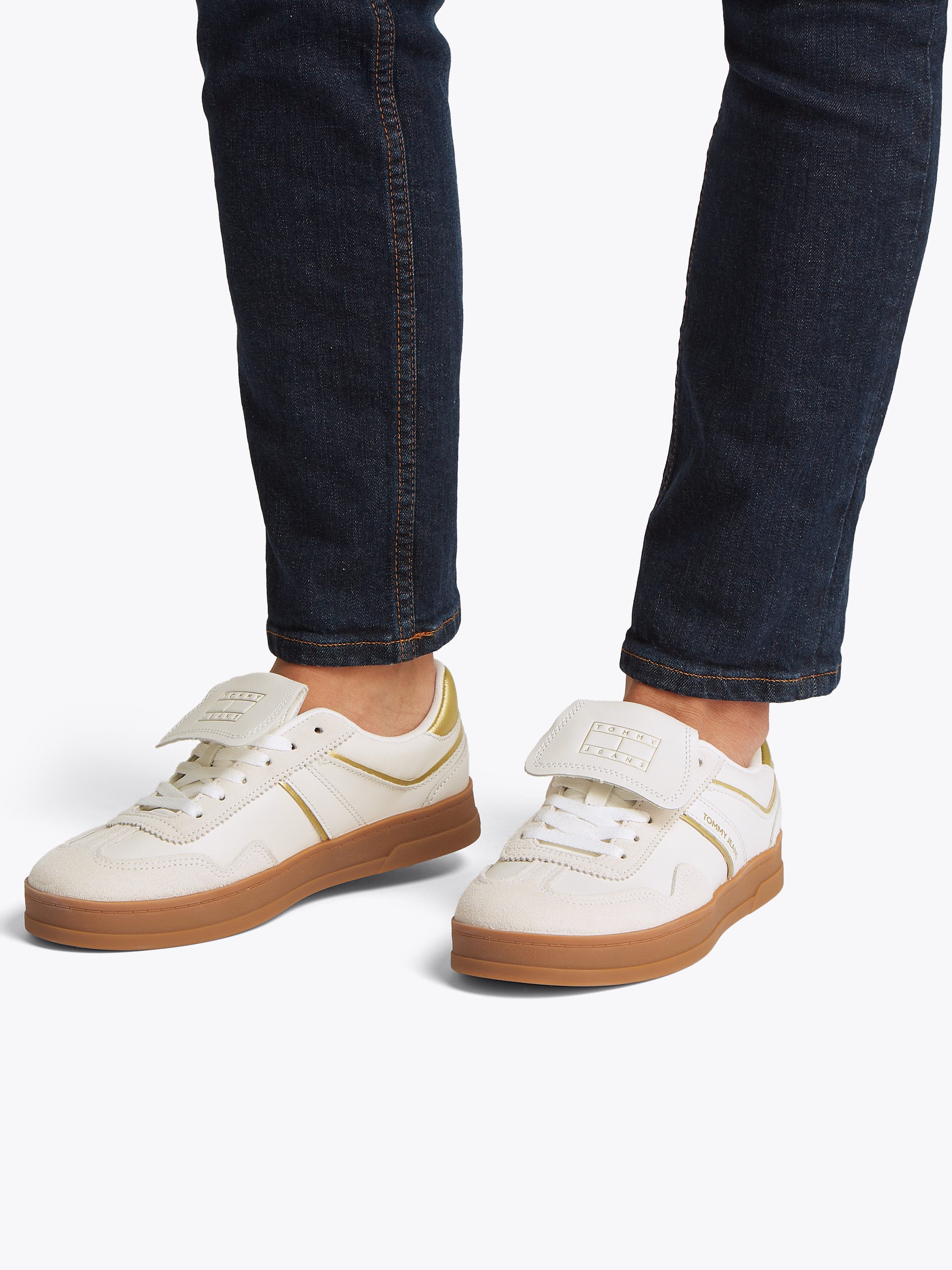 Tommy Jeans THE GREENWICH FLAP Plateausneaker, Freizeitschuh, Halbschuh, Sc günstig online kaufen