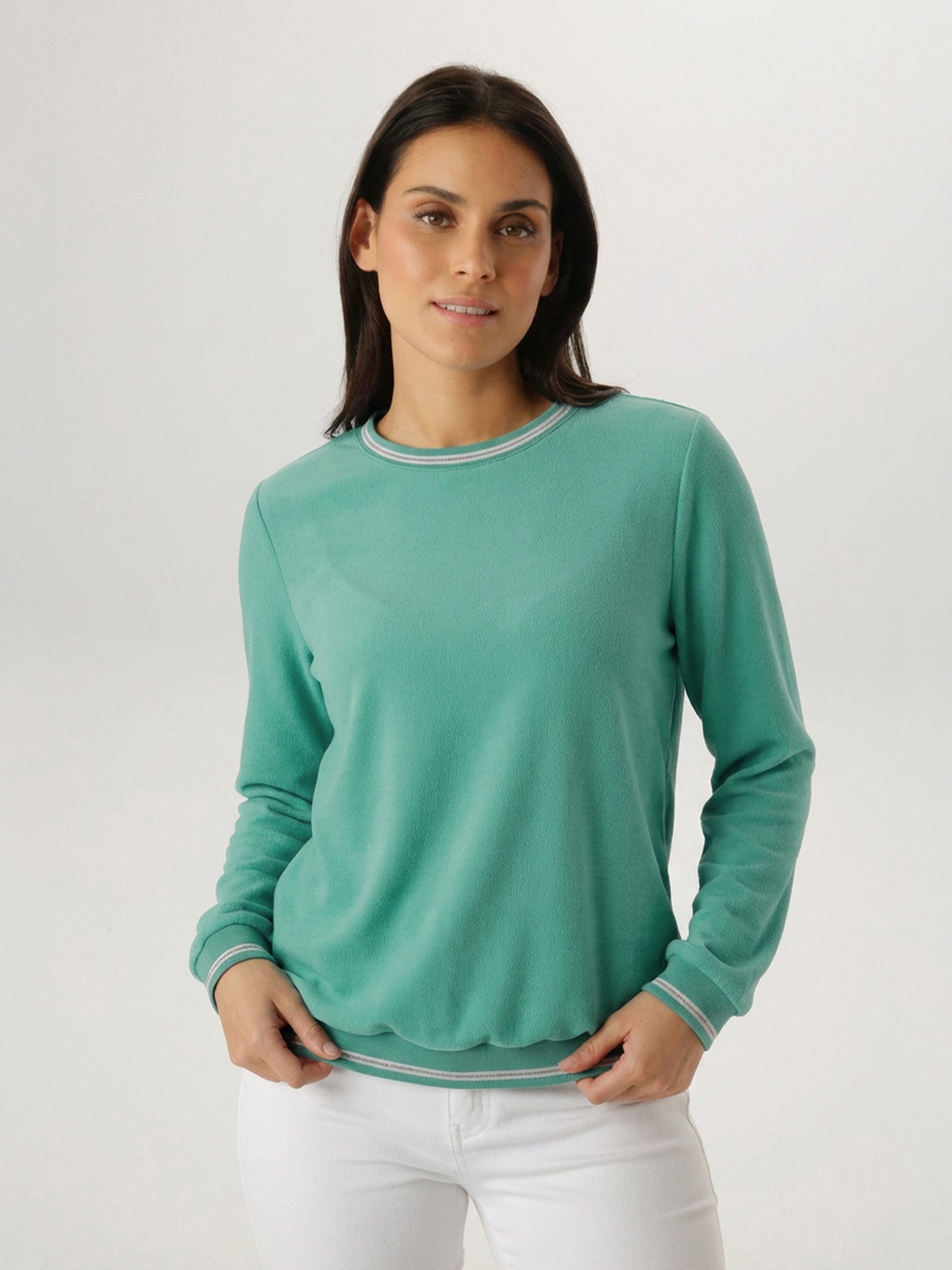 Aniston SELECTED Shirtbluse mit sportiven Bündchen