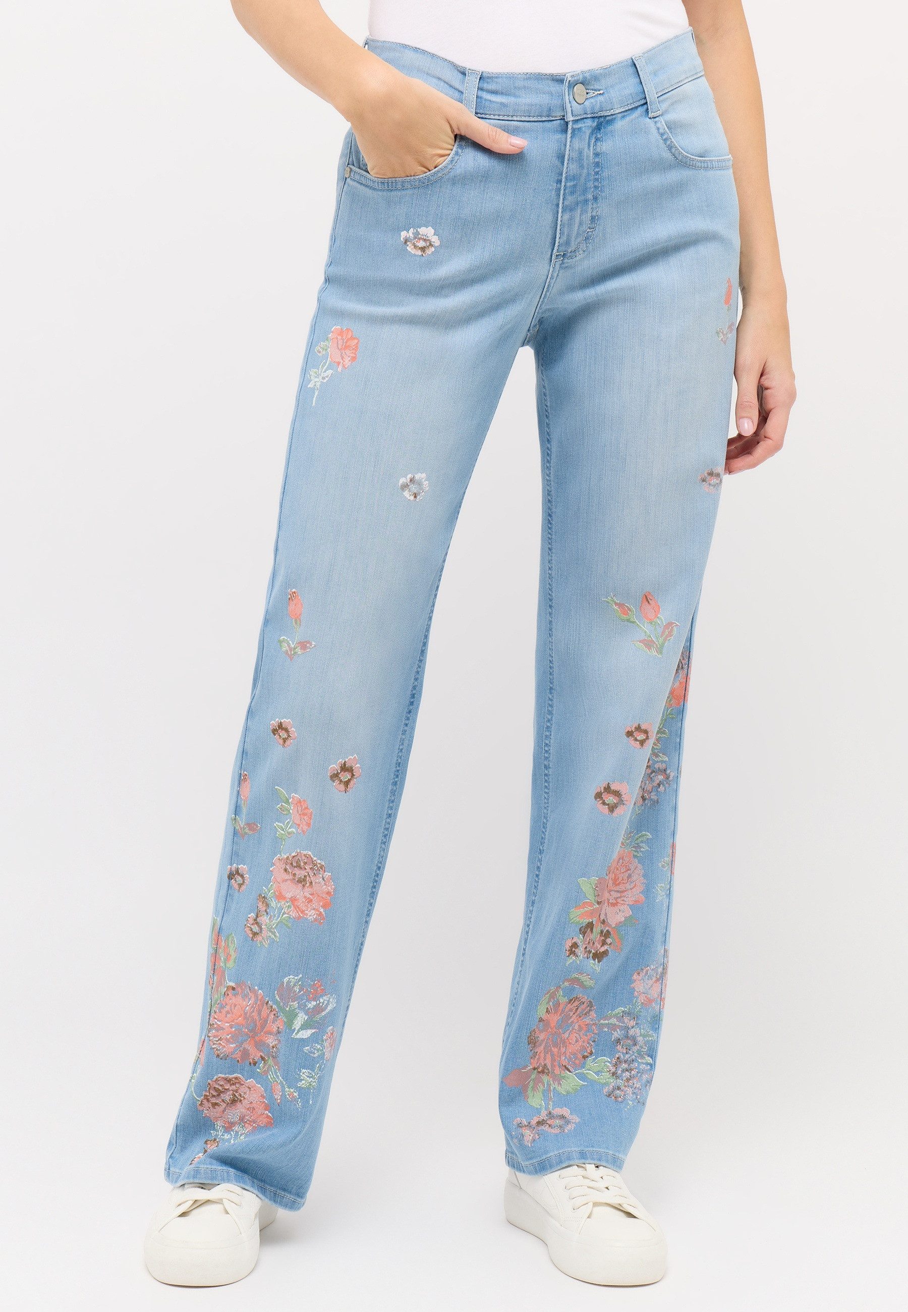 AENGELS Bequeme Jeans AENGELS Liz Flower