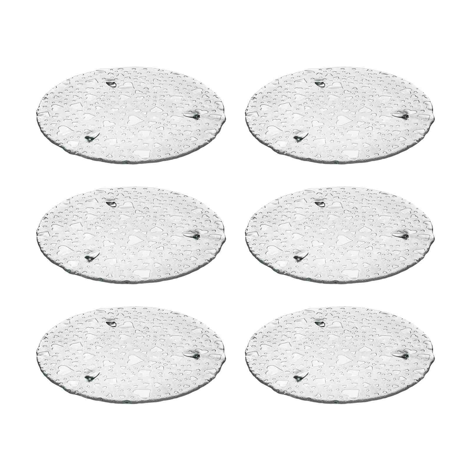 LEONARDO Tortenplatte Heart Tortenplatten ø 34 cm, (6-tlg)