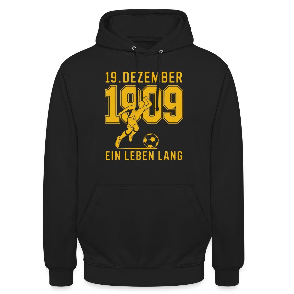 Spreadshirt Hoodie Dortmund Gründung 1909 Ein Leben Lang Unisex Hoodie (1-tlg) Unisex-Schnitt: Sitzt bei Männern körpernah, bei Frauen weit