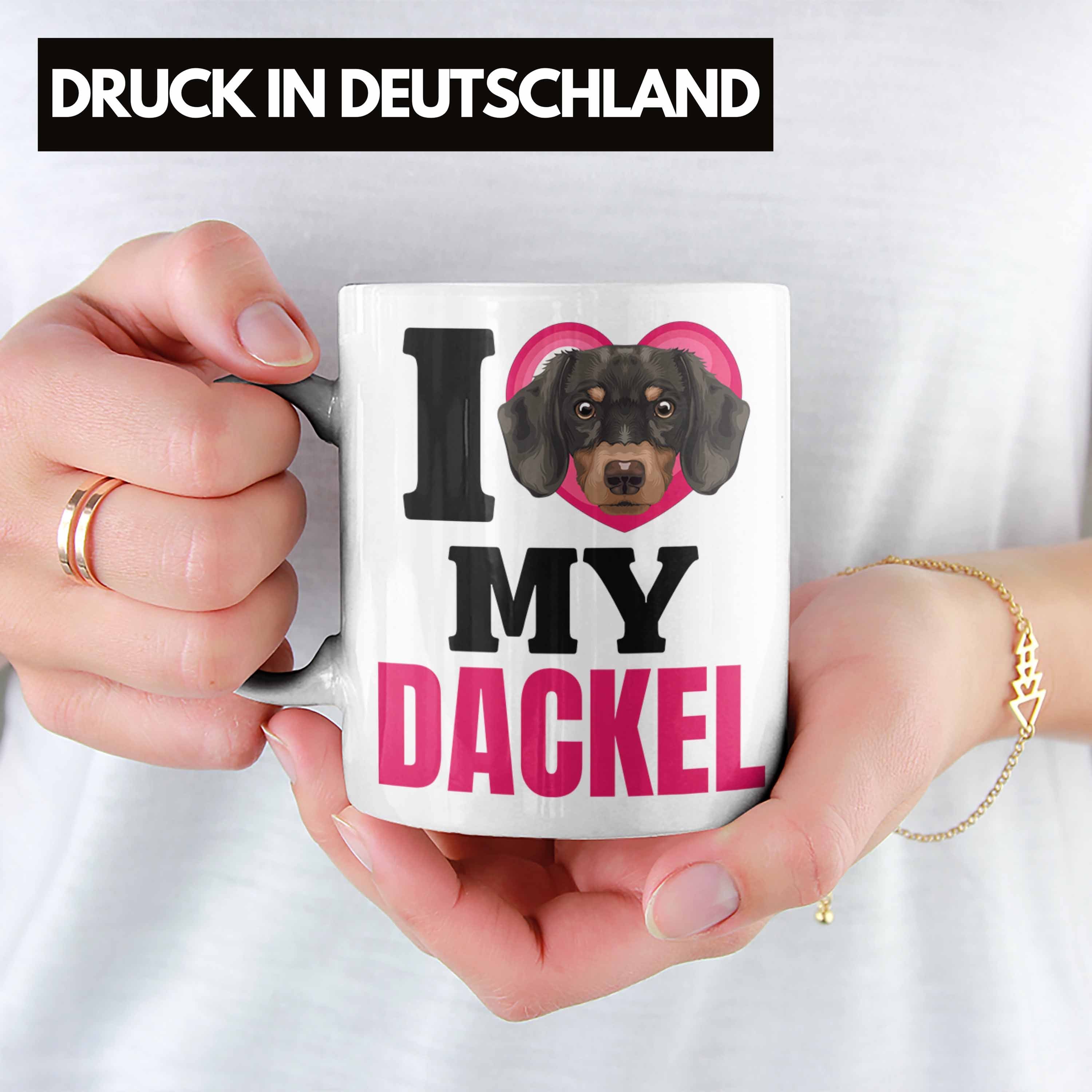 M Trendation Love Geschenkidee Dackel Lustiger Spruch Geschenk Tasse I Tasse Besitzerin Weiss