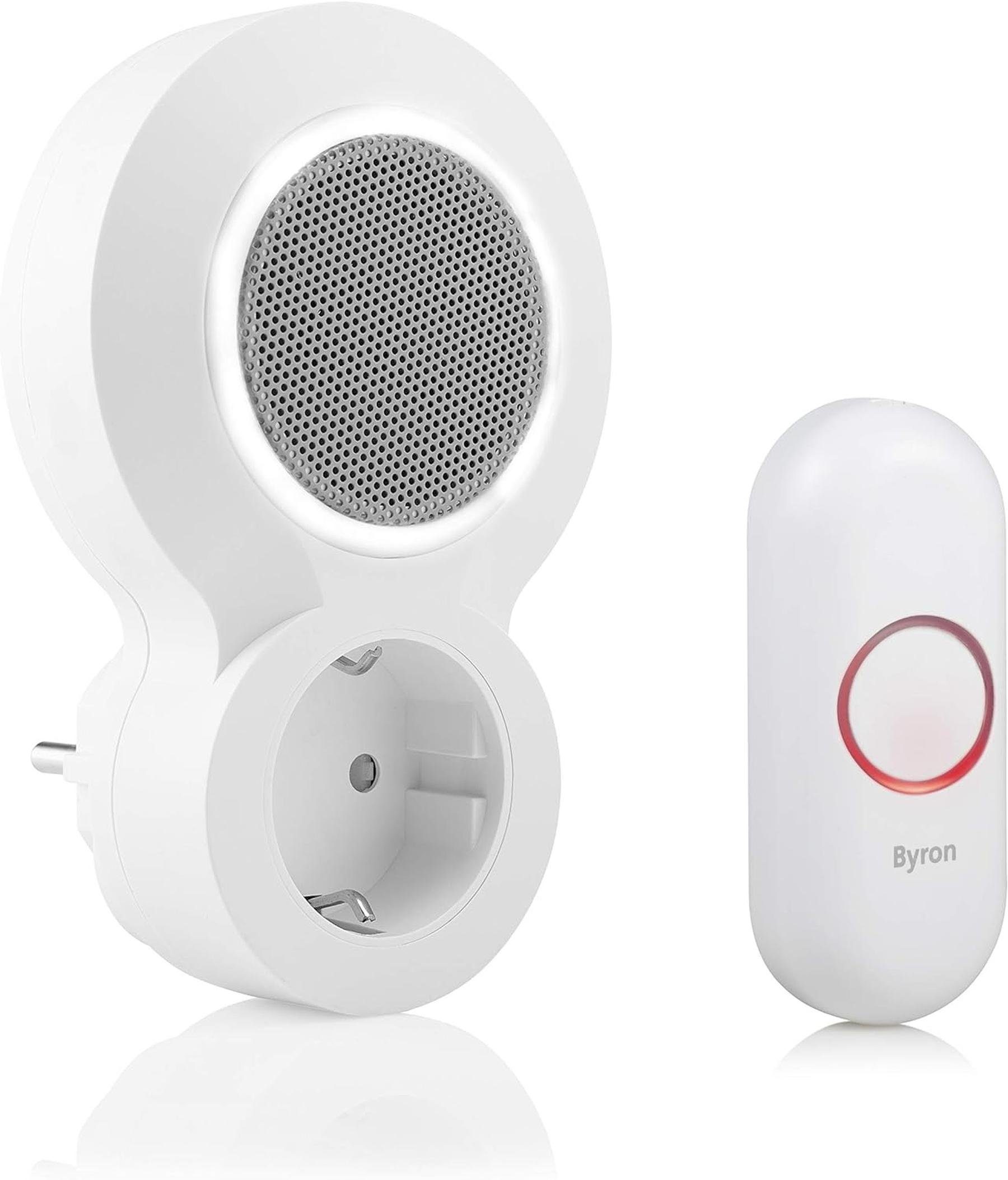 Türklingel-Set Byron DBY-23513 Funk-Türklingelset, mit Stummschalt- und Alarm