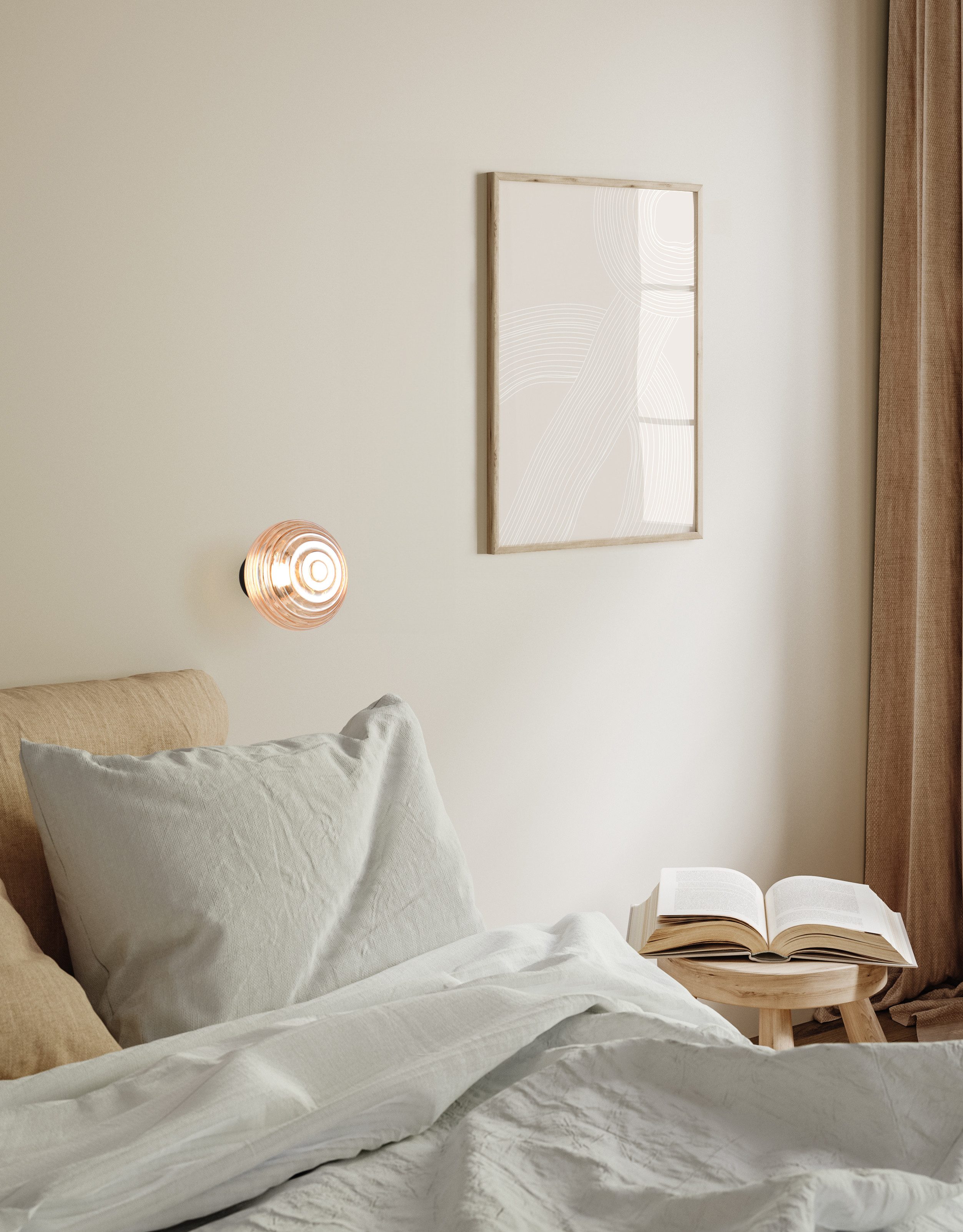 Reality Leuchten LED Wandleuchte EARL, runde Akku Wandlampe mit Touchdimmer günstig online kaufen