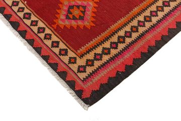 Orientteppich Perser Kelim Fars Azerbaijan Antik 371x166 Handgewebt Orientteppich, Nain Trading, Läufer, Höhe: 0.4 mm