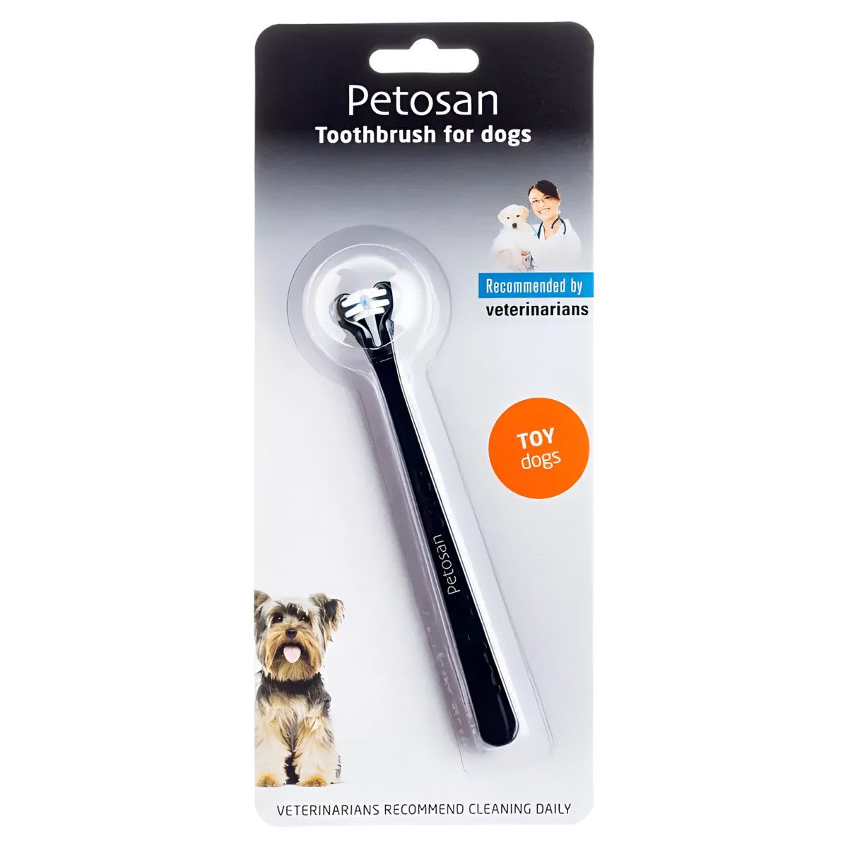 Petosan Tierzahnbürste Zahnbürste für kleine Hunde
