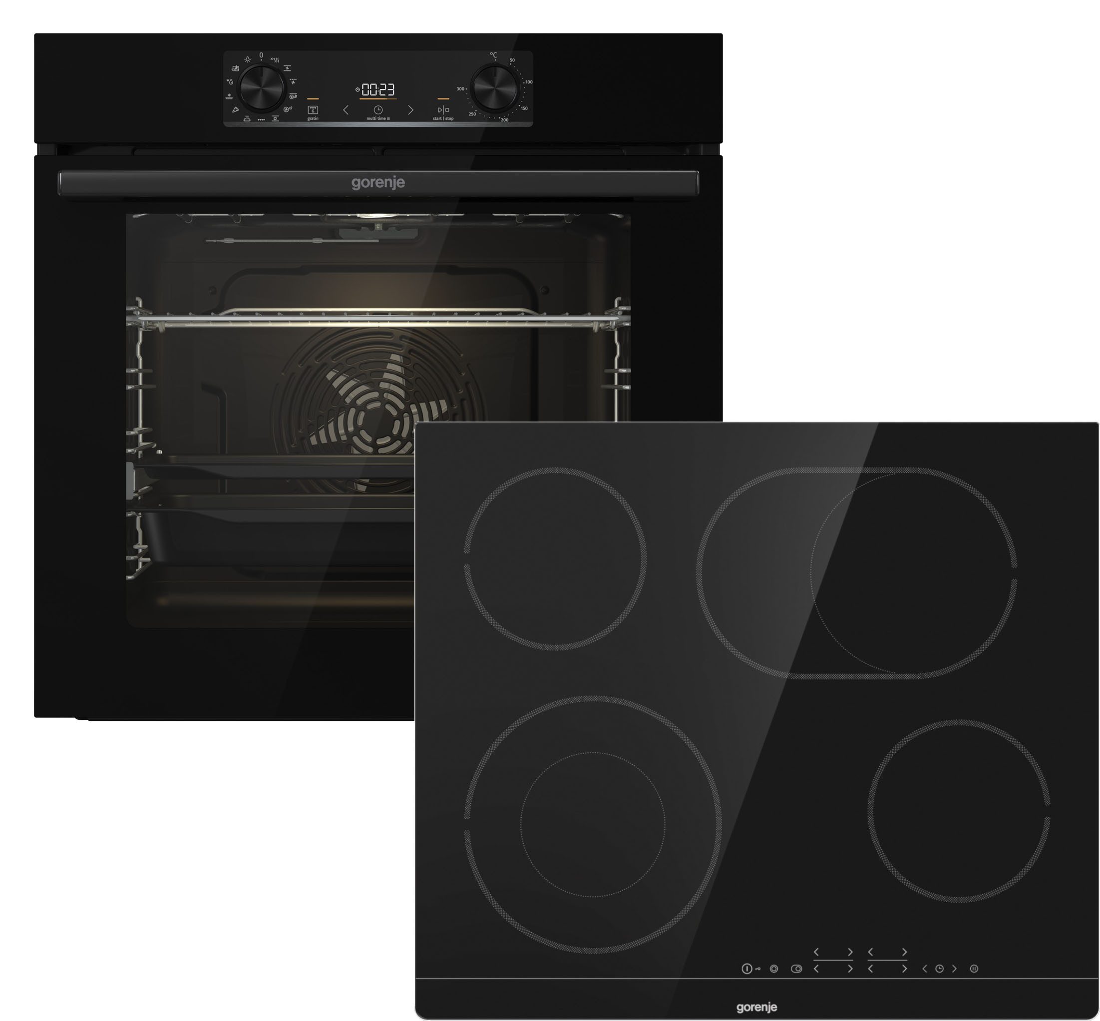 Gorenje Backofen-Set Black Pacific Basic Set