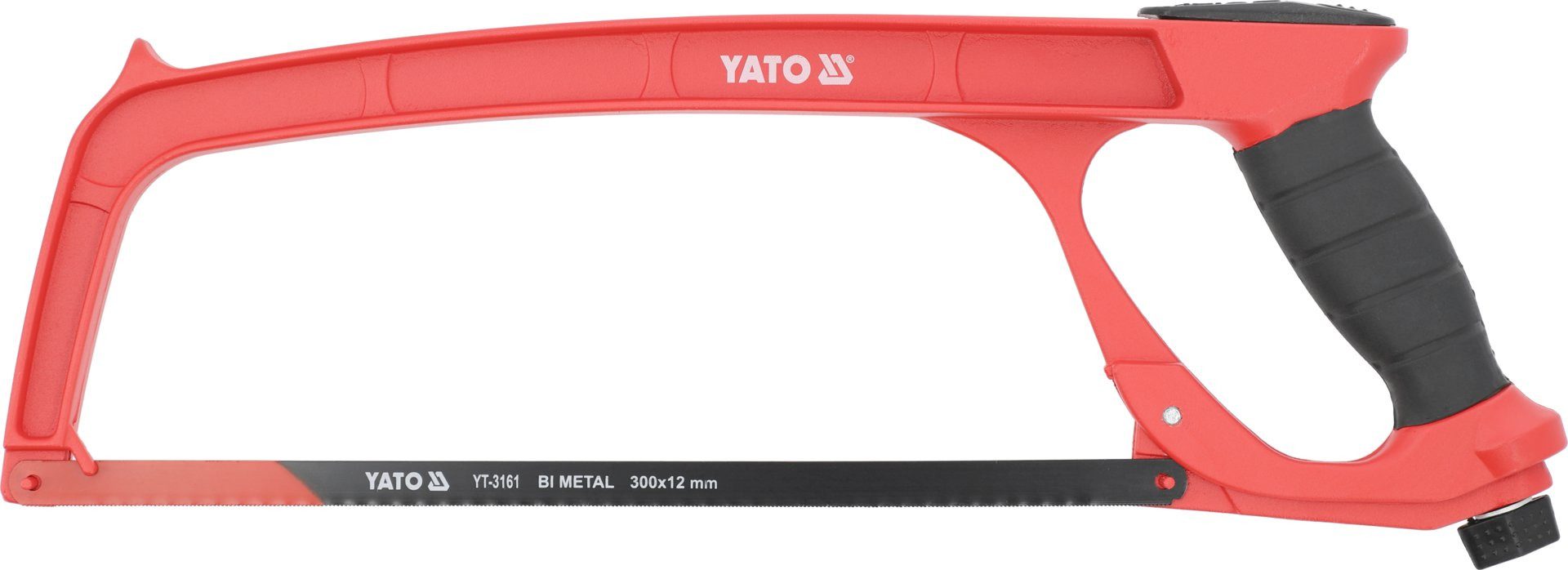 Yato Handsäge Metallsäge 300 mm mit TPR-Griff und Bimetall-Sägeblatt (Metallsäge 300 mm mit TPR-Griff und Bimetall-Sägeblatt), Stabil