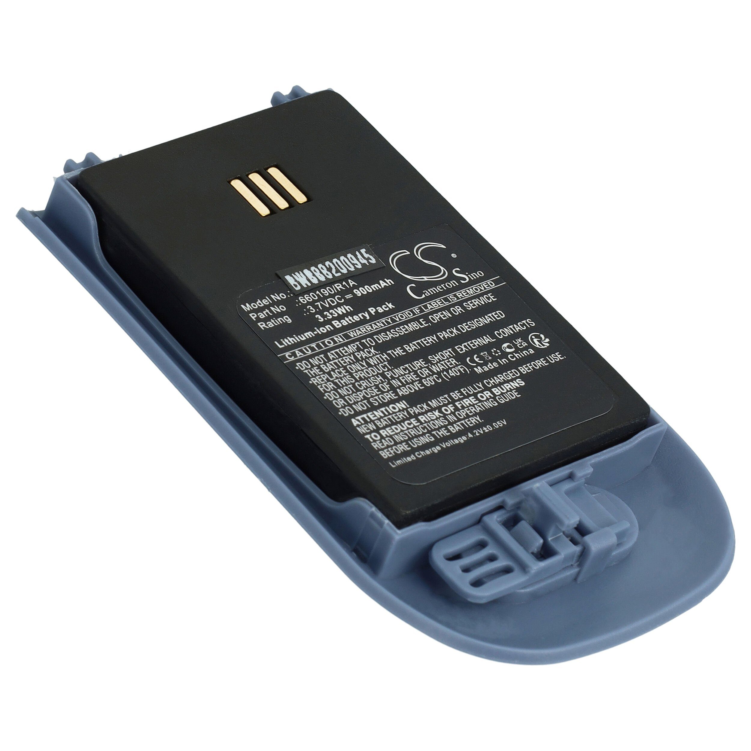 vhbw kompatibel mit V) (3,7 Akku Innovaphone 900 Li-Ion IP62 mAh