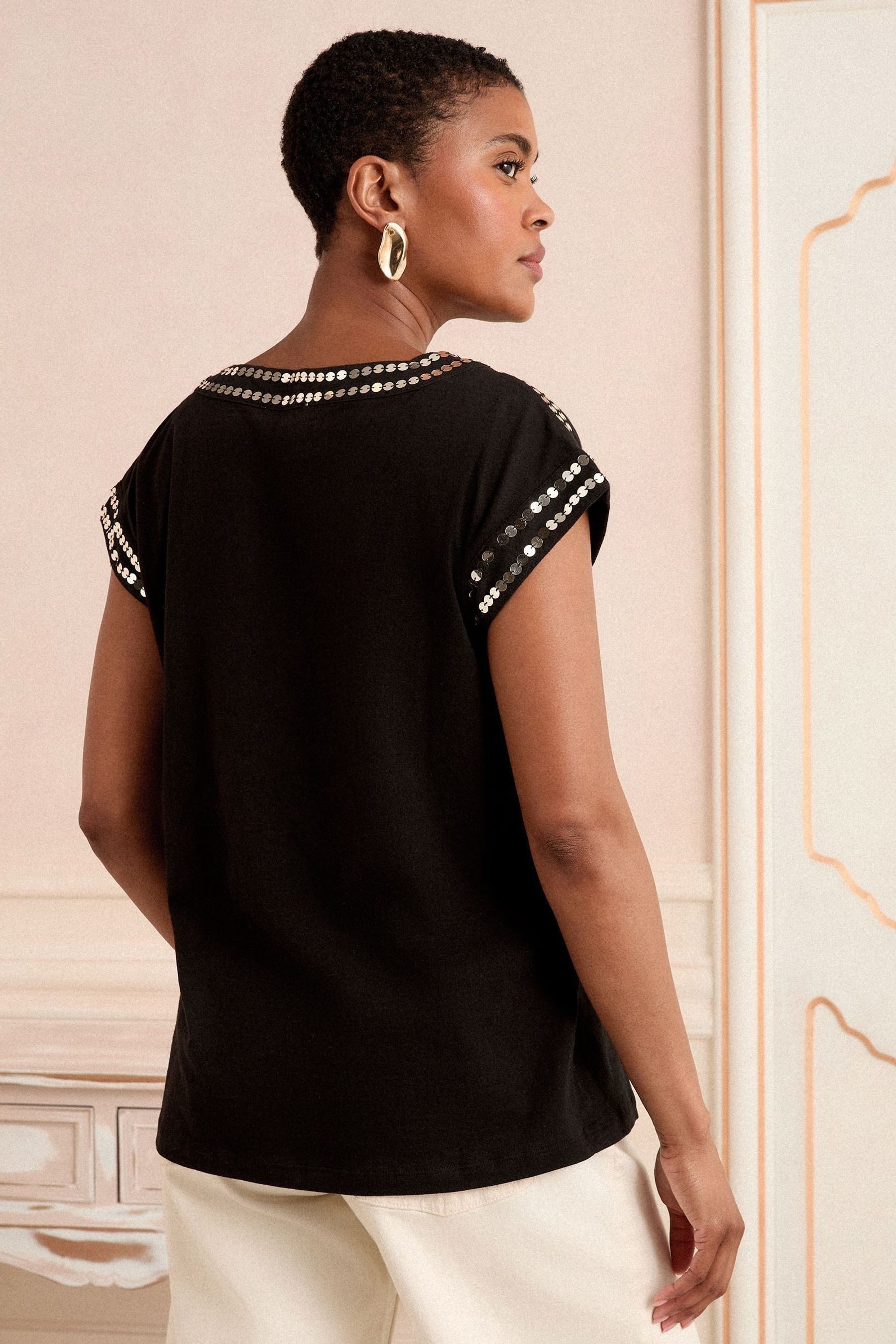 Love & Roses V-Shirt Love & Roses T-Shirt aus Jersey, Regular (1-tlg) günstig online kaufen