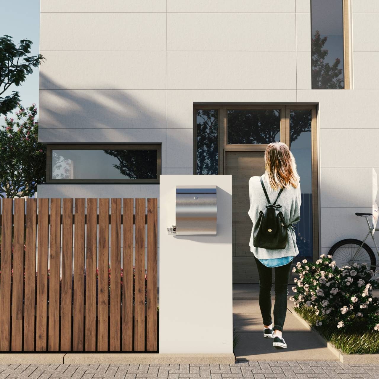 Bravios Briefkasten Briefkasten Sunshine Rost