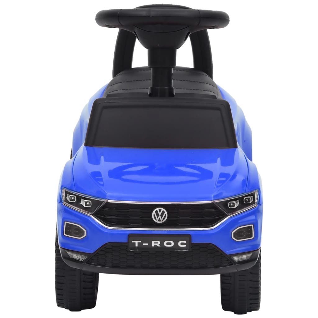 vidaXL Tretfahrzeug Rutschauto Blau T-Roc Volkswagen