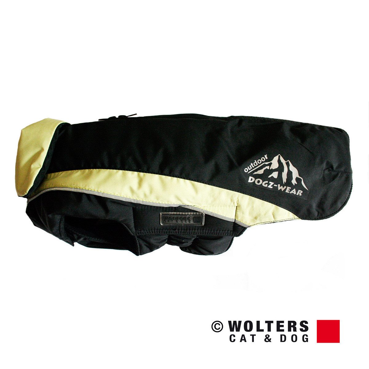 Wolters Hundemantel Skijacke Dogz Wear schwarz/lime