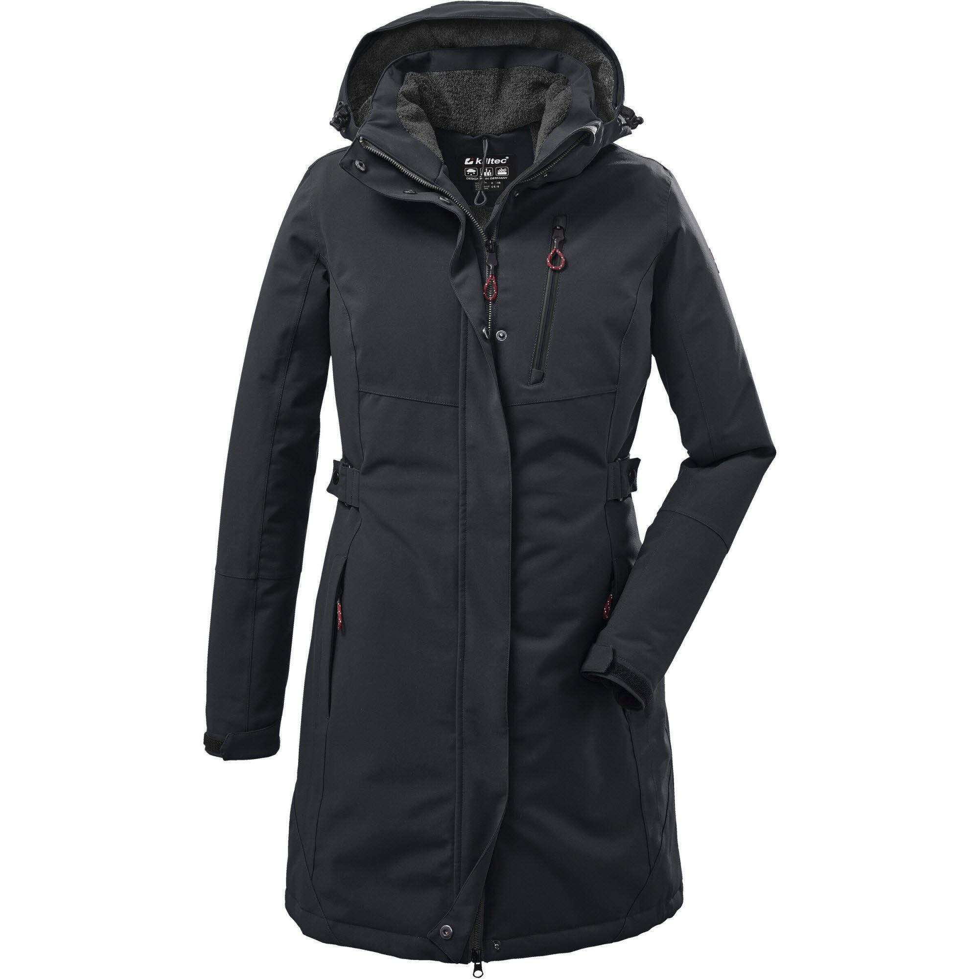 Killtec Parka "KOW 165 WMN PRK", Wasser- und winddichter Parka mit Teddyfle günstig online kaufen