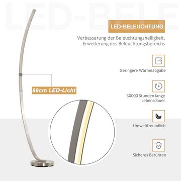 HOMCOM Stehlampe Standleuchte, LED