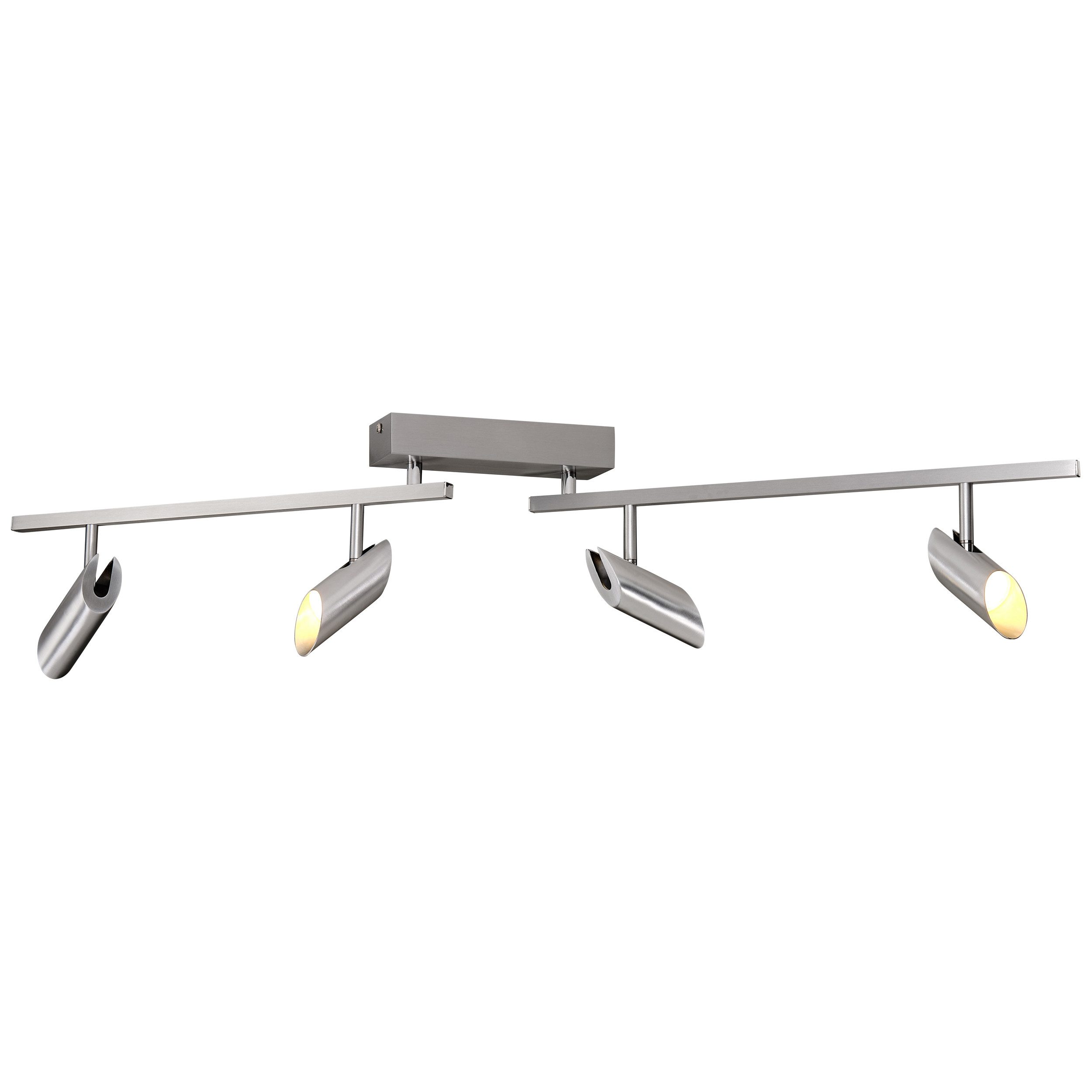 Lightbox Deckenstrahler, LED fest integriert, Warmweiß, LED Balken Deckenspot - 3 Stufen dimmbar - 104 x 14 x 22,8 cm