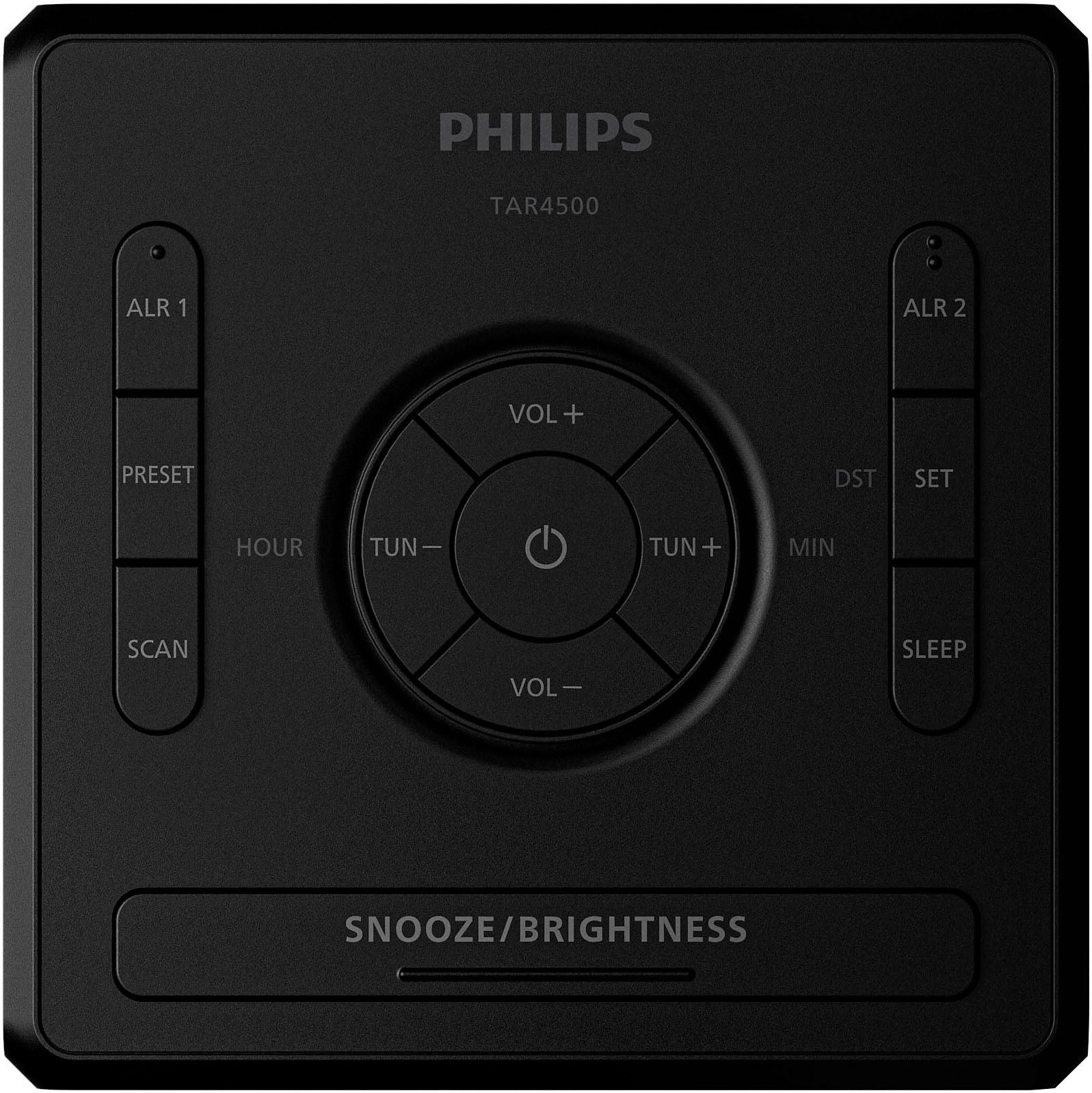 Philips TAR 4500 Uhrenradio (UKW mit RDS, 1,4 W, Radiowecker mit USB-C-Ladeanschluss, Doppelalarm, FM-Digital-Radio)