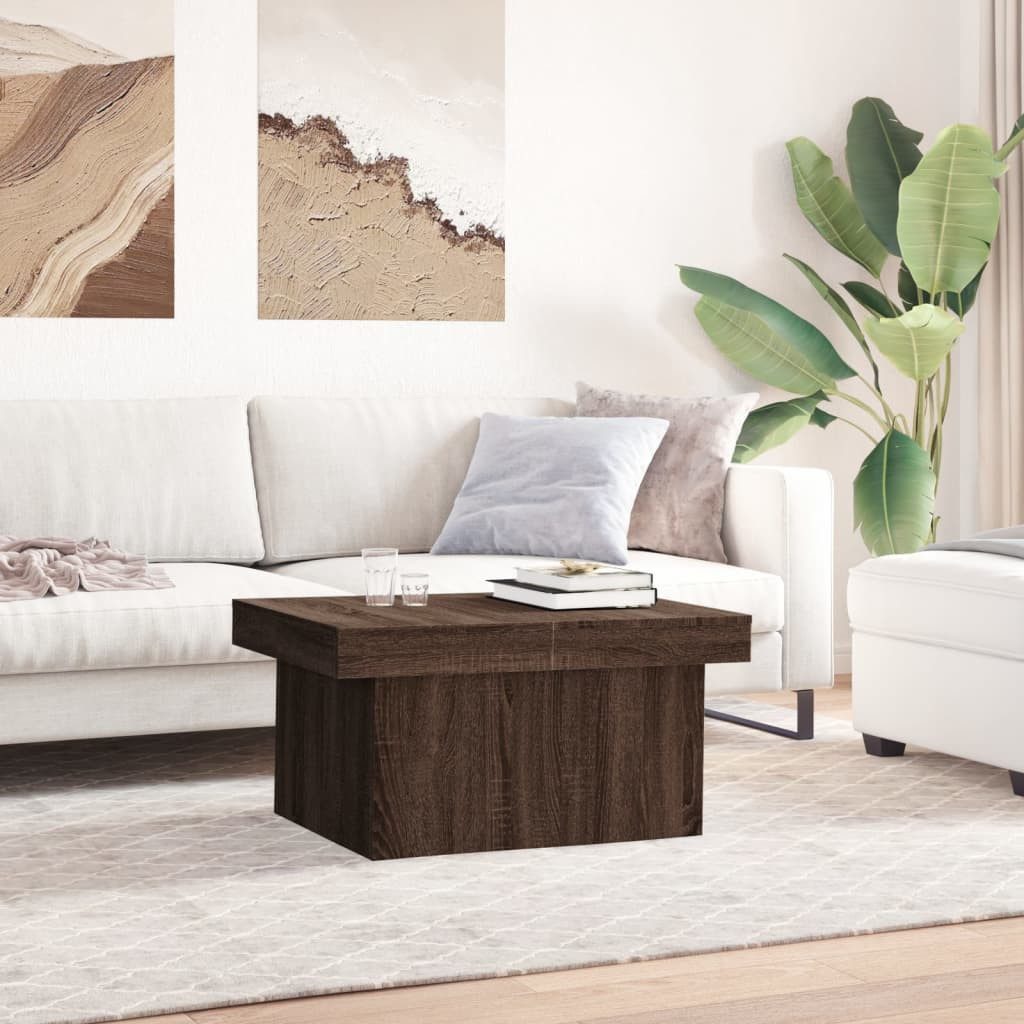 vidaXL Couchtisch Couchtisch Braun Eichen-Optik 80x55x40 günstig online kaufen