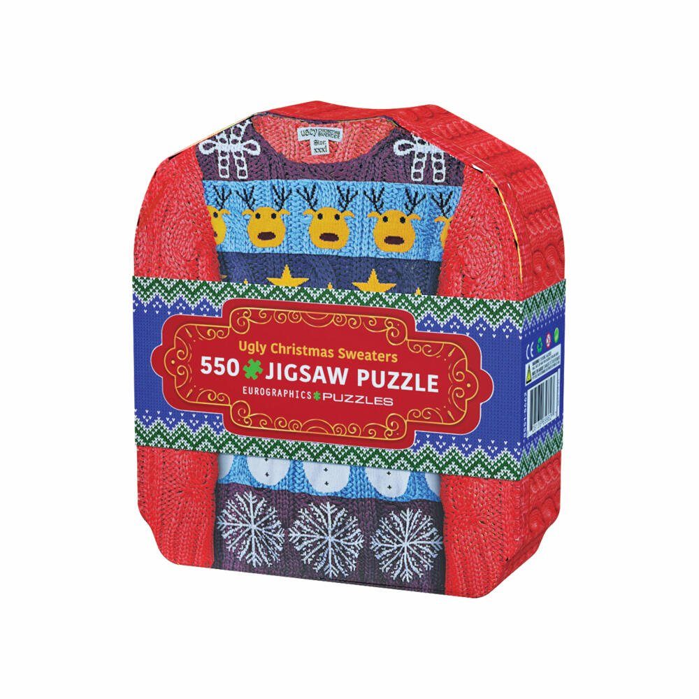 EUROGRAPHICS Puzzle Ugly Christmas Sweaters in Puzzledose, 550 Puzzleteile