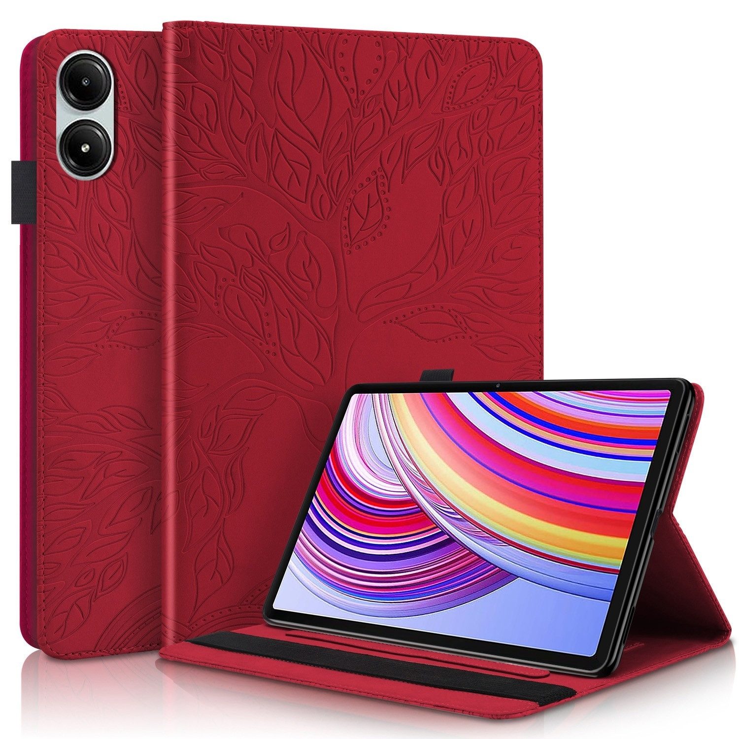 Tablet-Hülle Für Xiaomi Redmi Pad Pro 12.1 Zoll Kunstleder Tasche Hülle Baum Muster